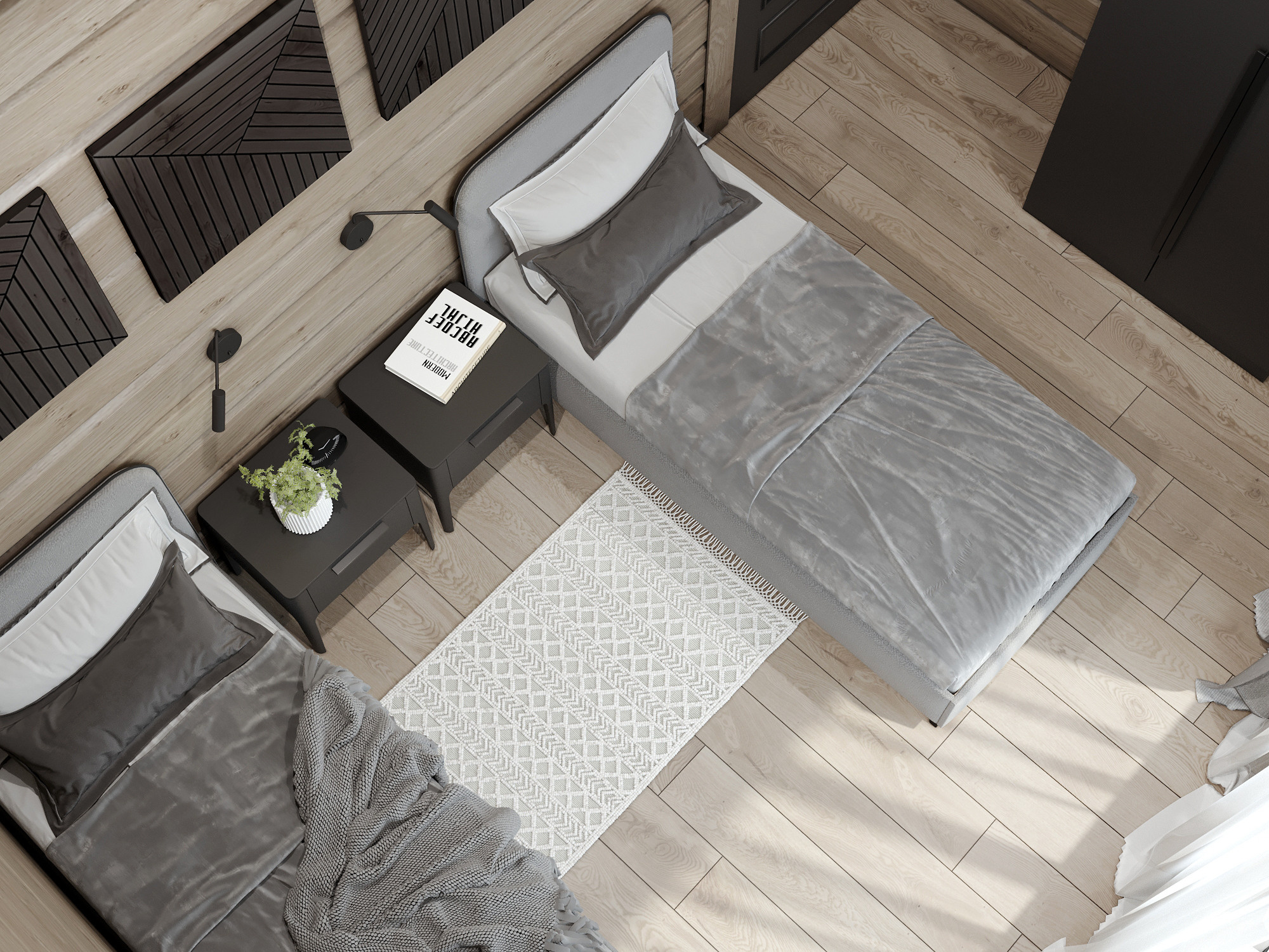 Гостевой домик (35 кв. м.). Дизайн интерьера в Санкт-Петурберге и Москве. Ксения Паршикова