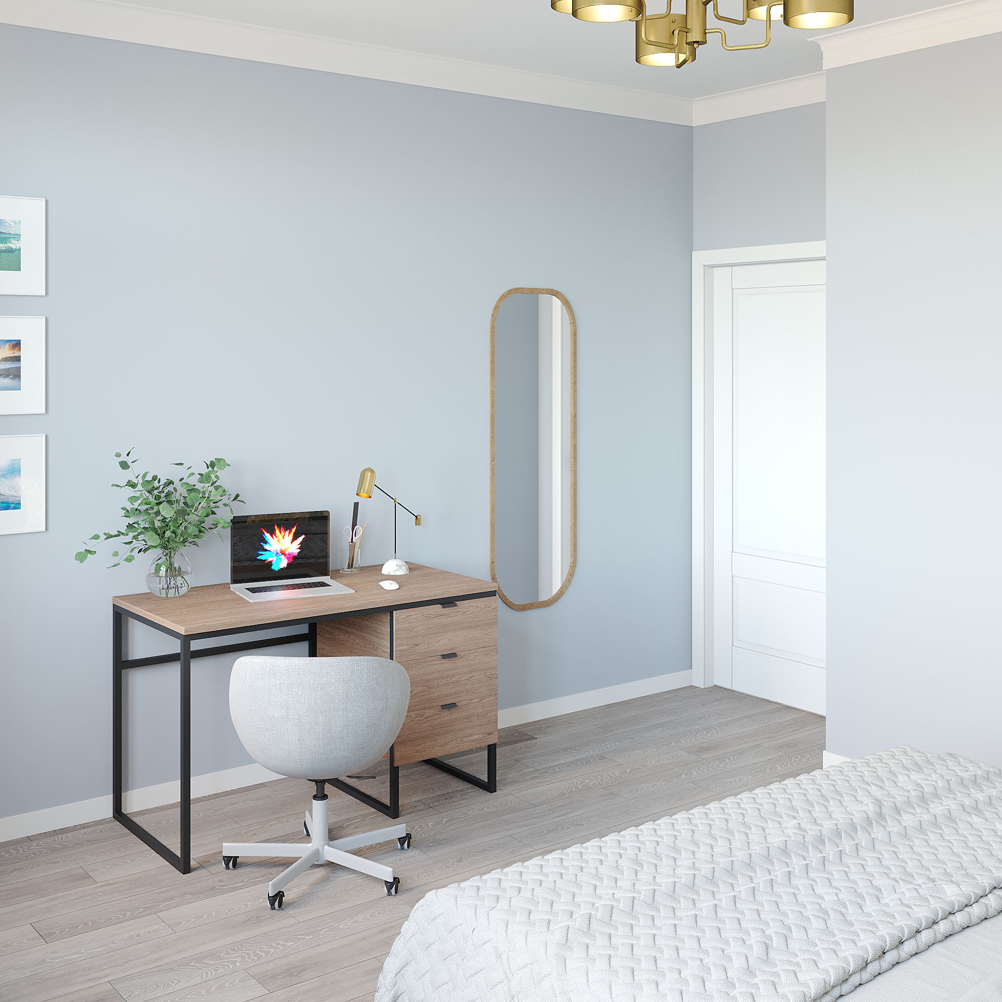 Колпинская (84кв.м). Дизайн интерьера в Санкт-Петурберге и Москве. Ксения Паршикова