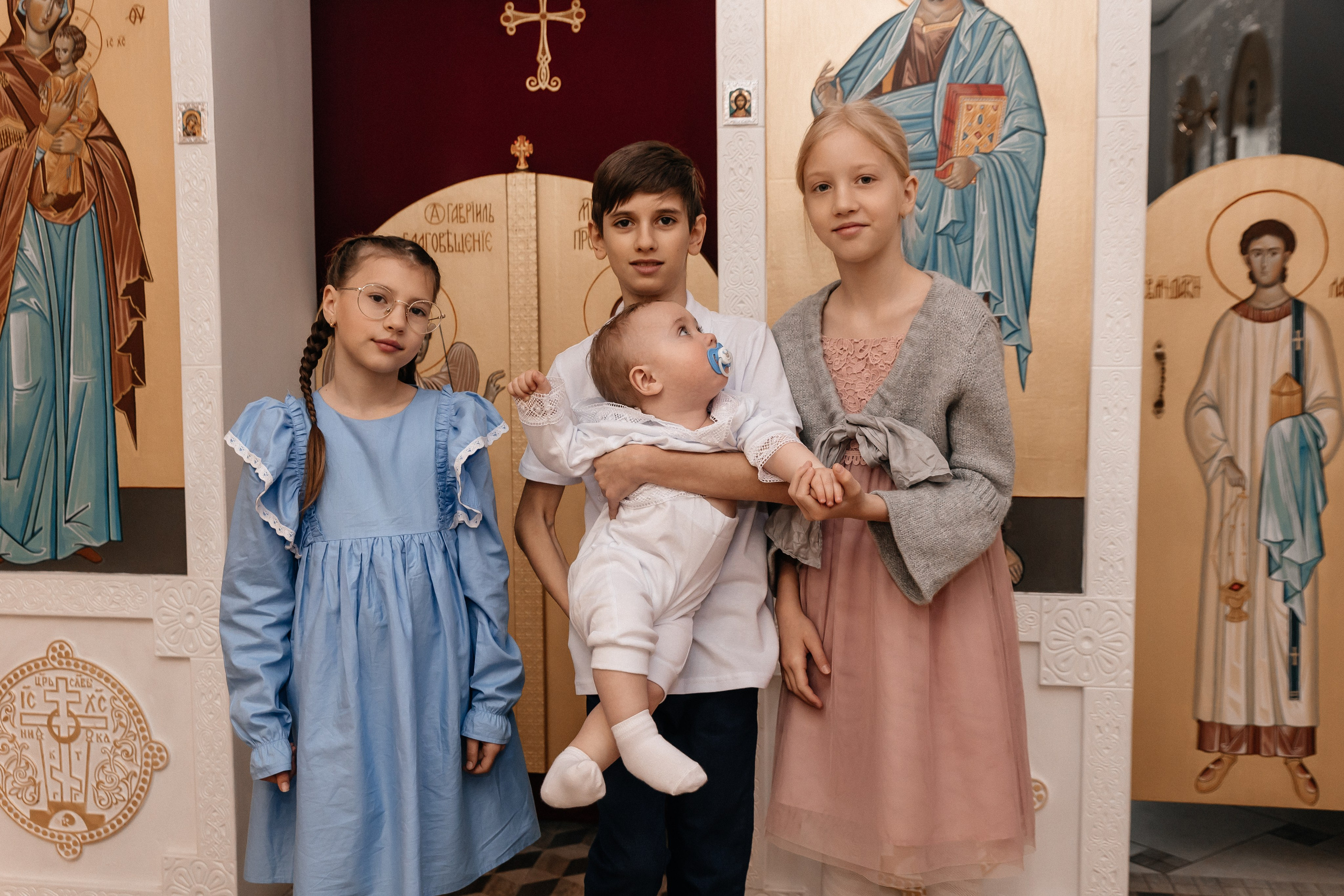 Крещение Влада. Семейный фотограф Минск Усова Ольга