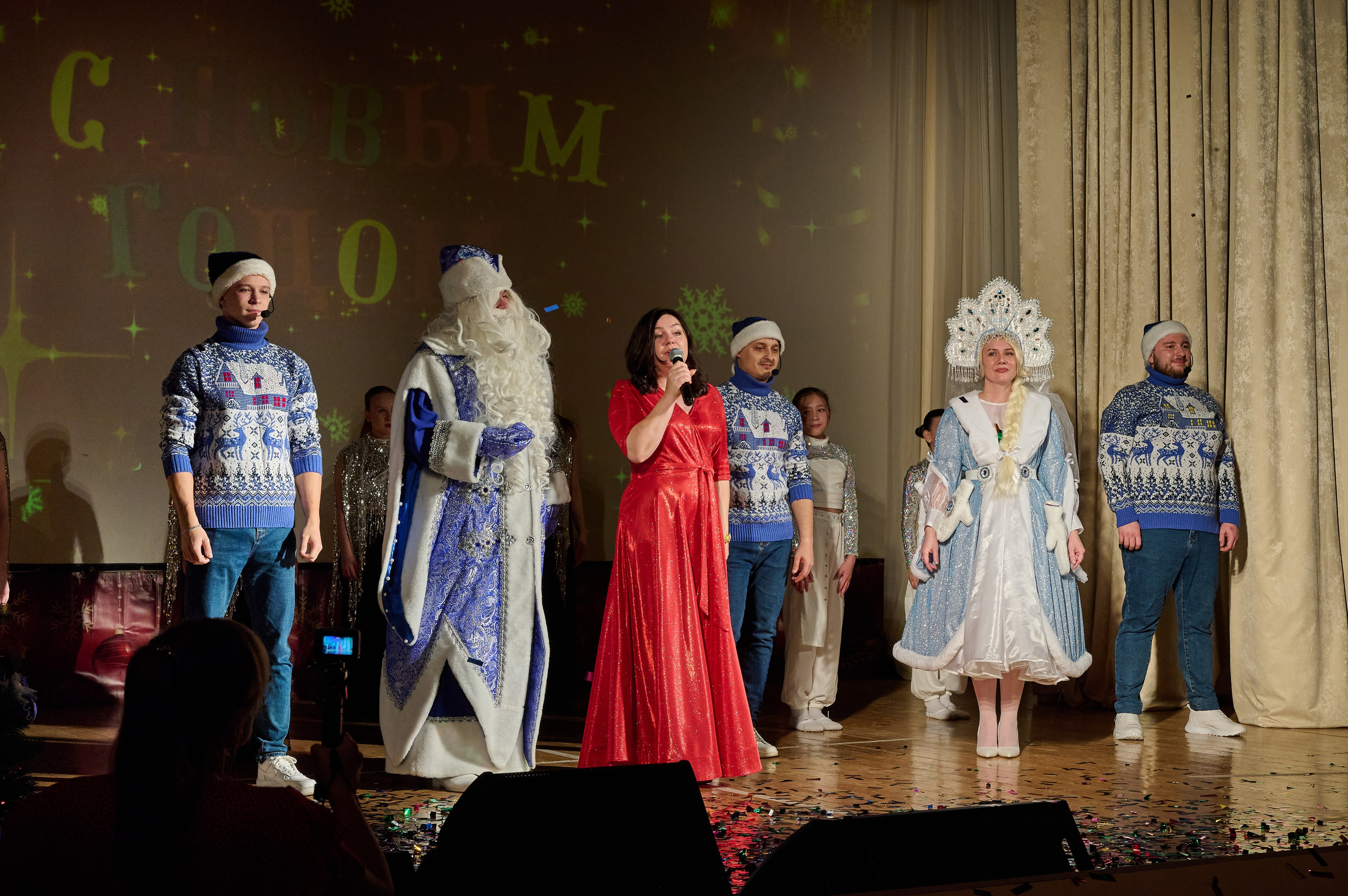 Новогодний концерт. Жизнь курорта Кабардинка в фотографиях