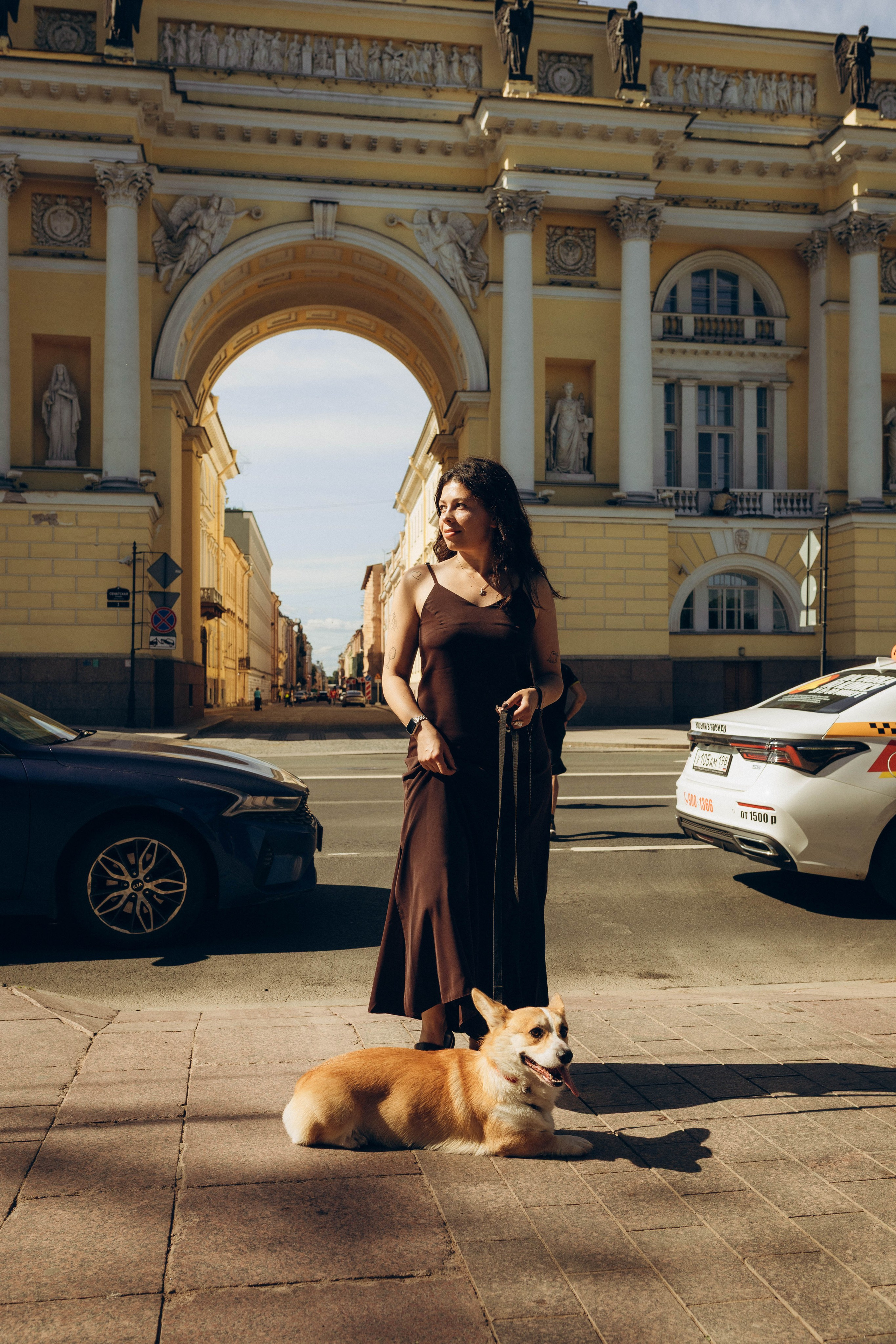 Фотосессия с собакой. Фотограф в Санкт-Петербурге Полина