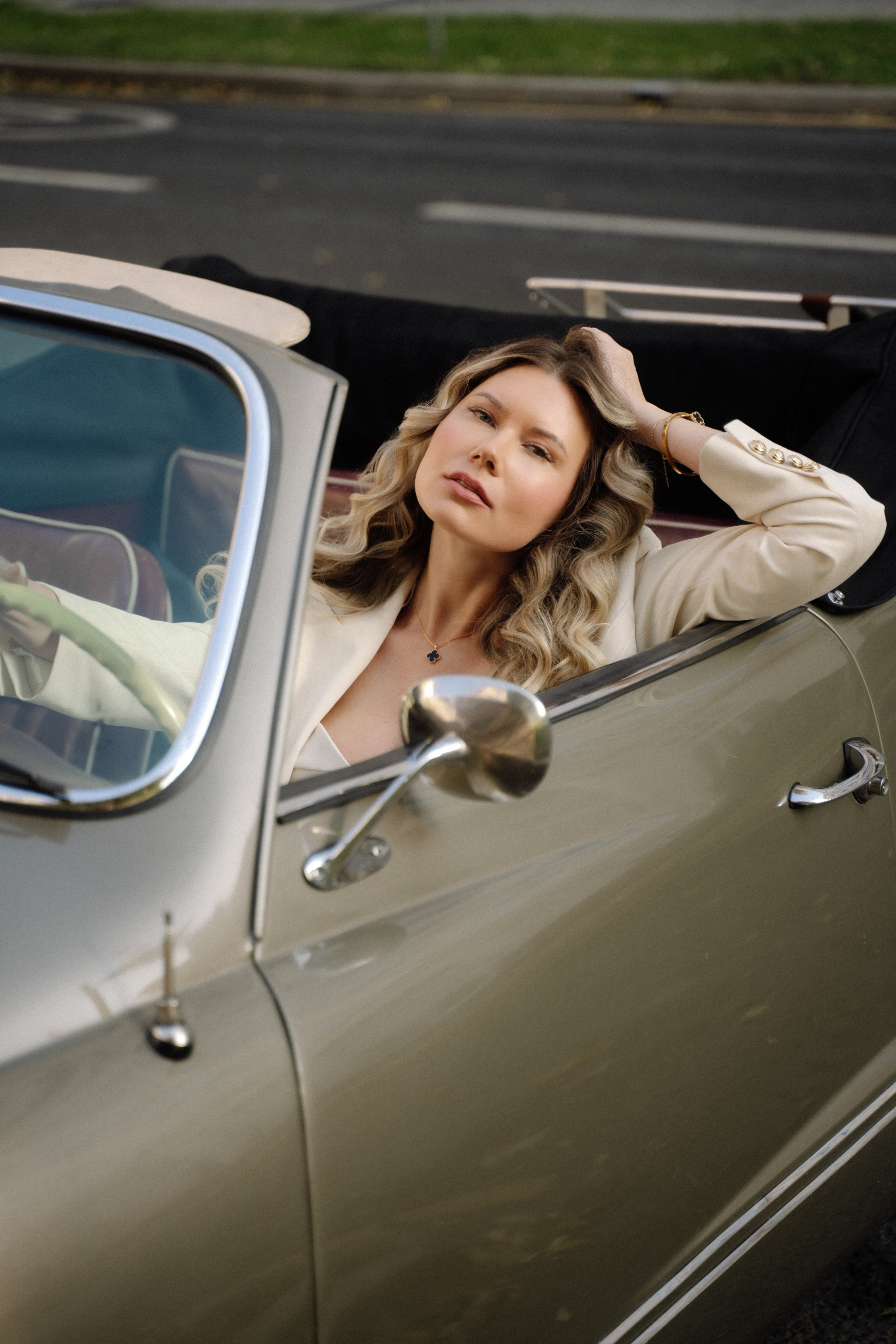 История с ретро кабриолетом. Портретный фотограф в Москве