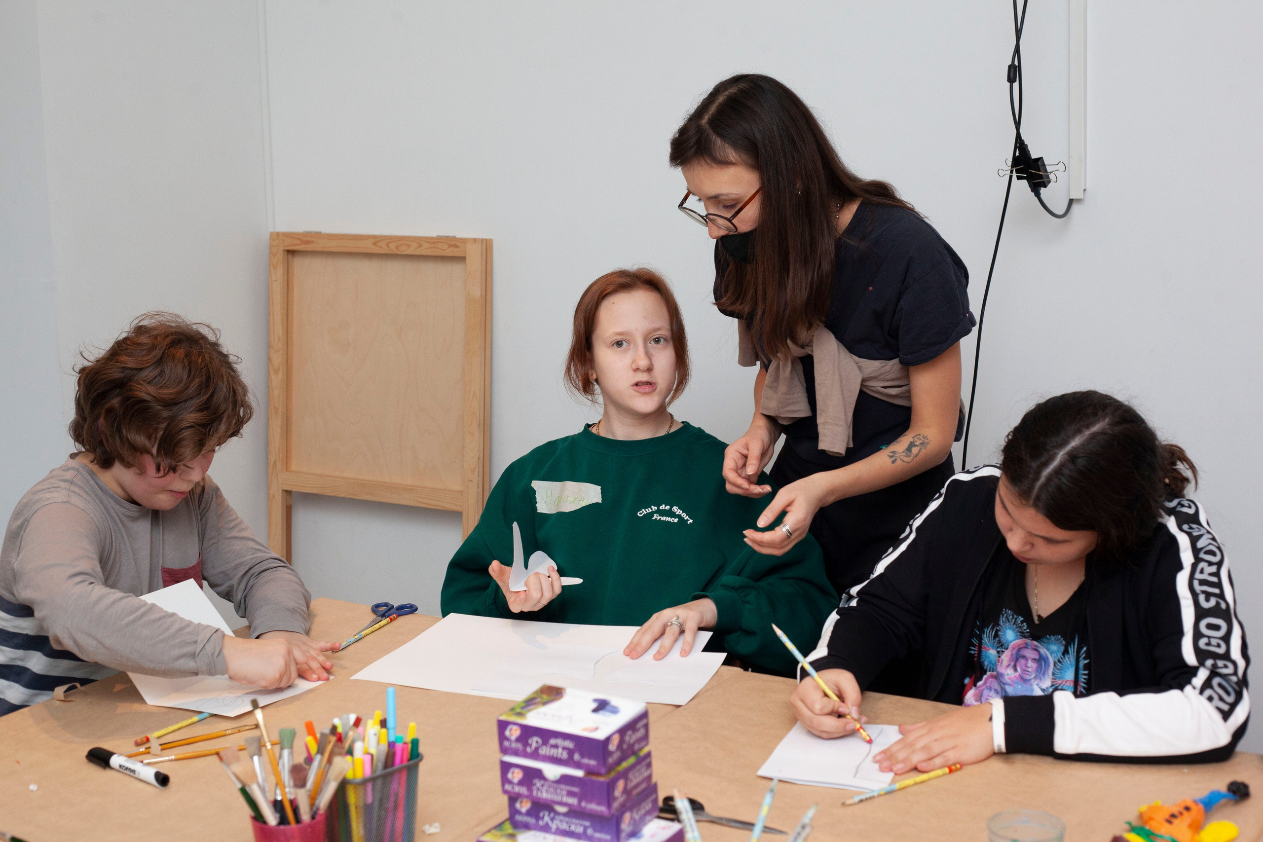 Детский мастер-класс в ММОМА. Stanislav Baryshev — People. Emotions. Atmosphere