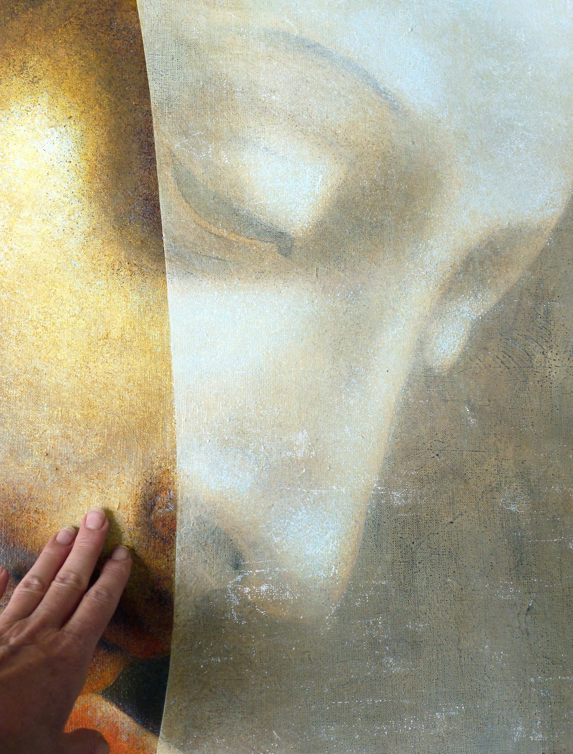 Созерцание с Да Винчи. Художник-абстракционист Ольга Рикун. Москва