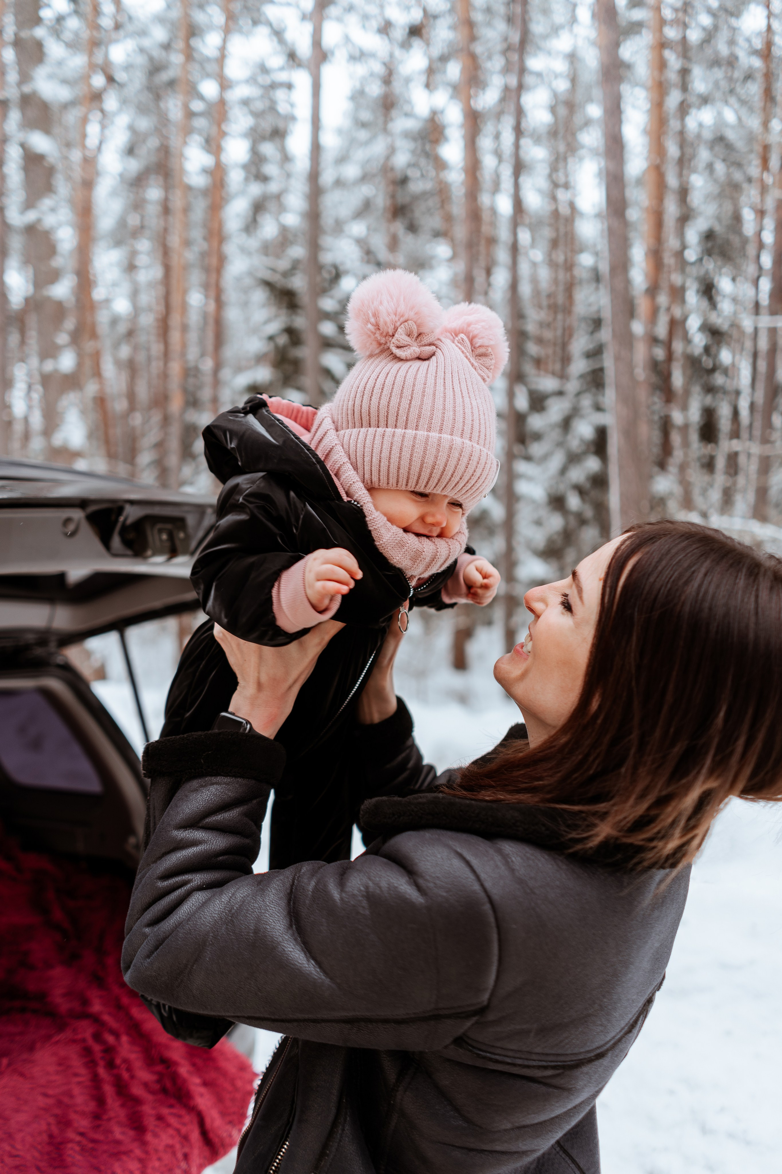 Семейная фотосессия Екатерины и малышки Даши в Калуге