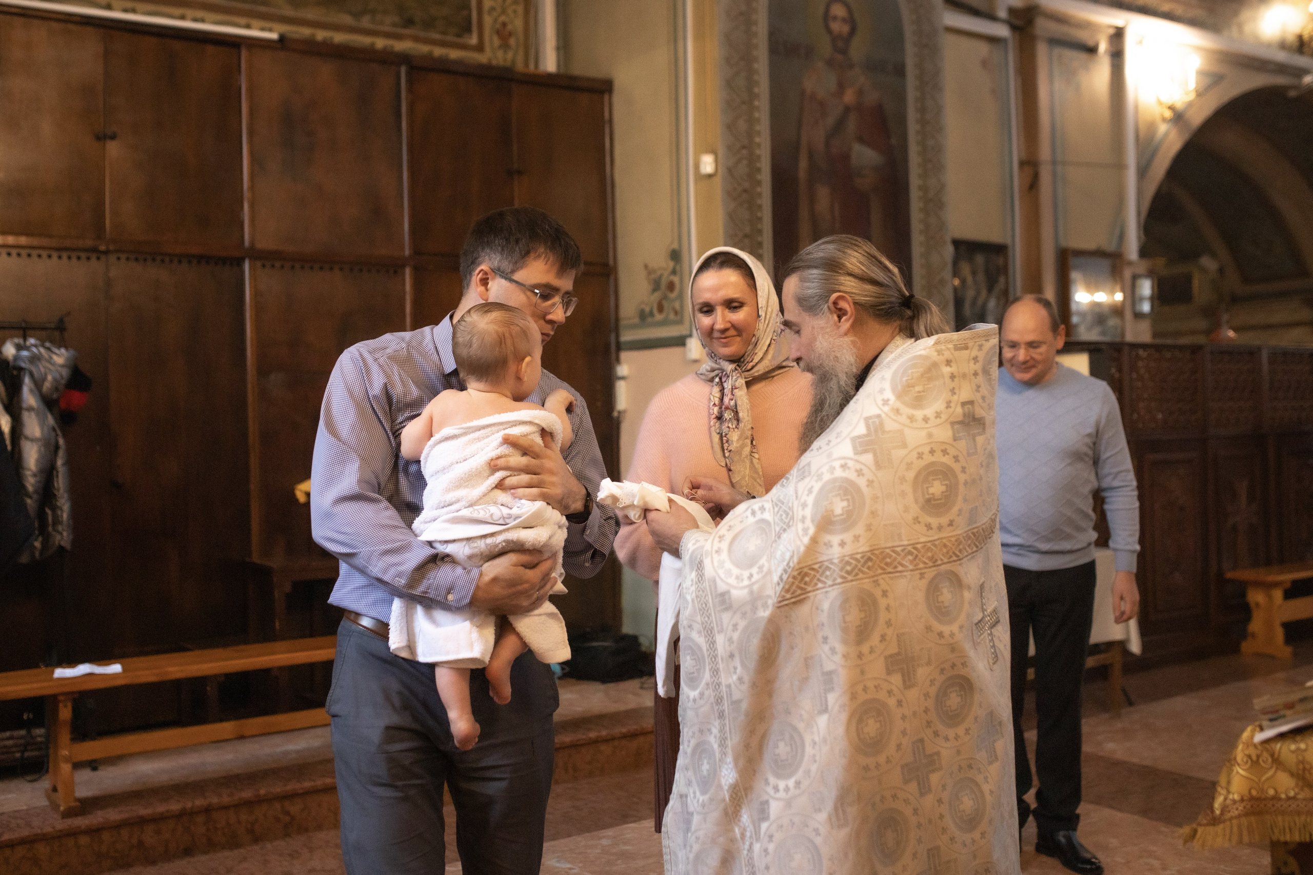 Таинство крещения Максима. Фотограф в Железнодорожном и Балашихе