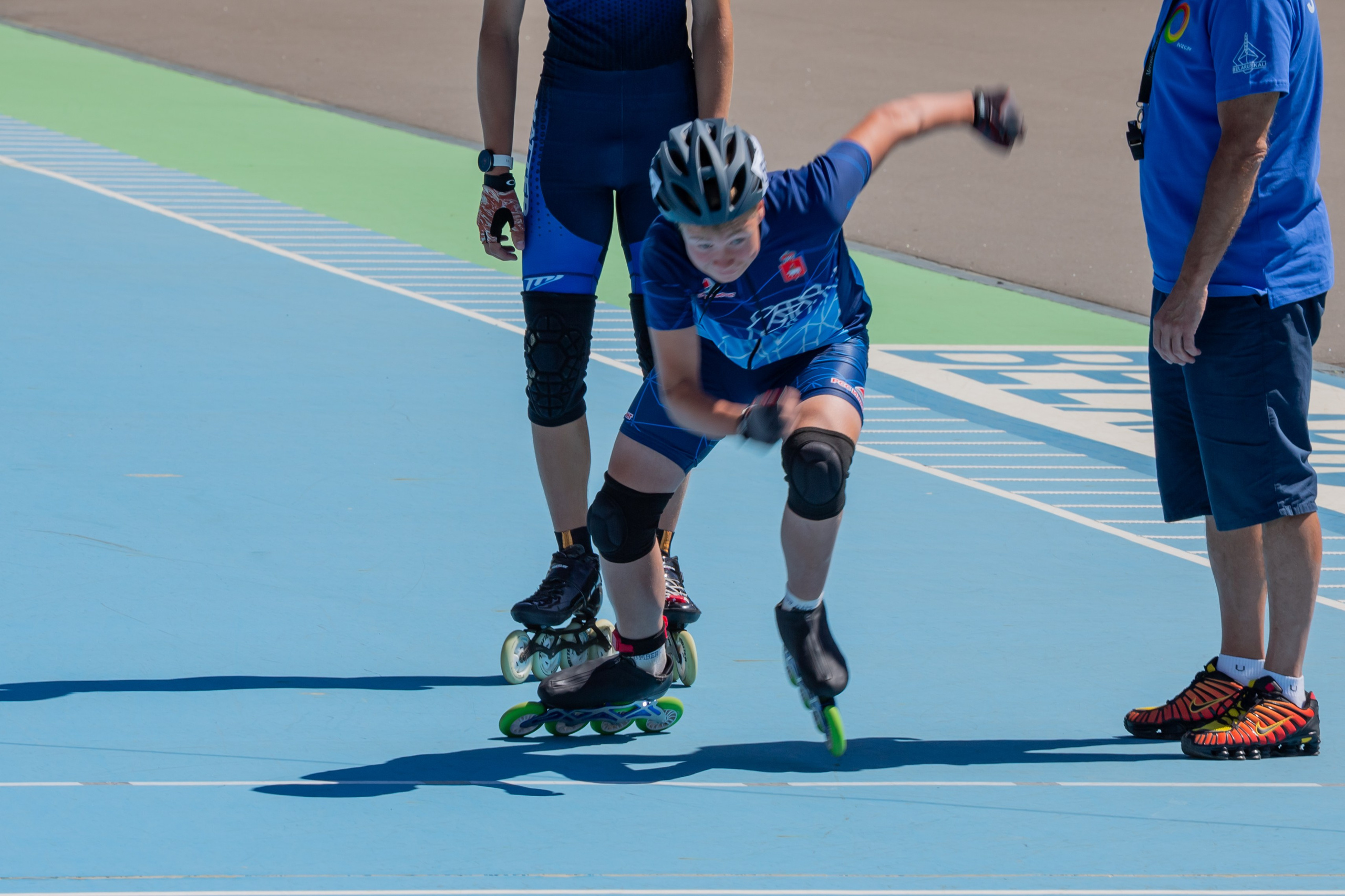 Международные соревнования по спидскейтингу. Солигорск, Беларусь. 2025. Спортивная съемка Мария Царфати