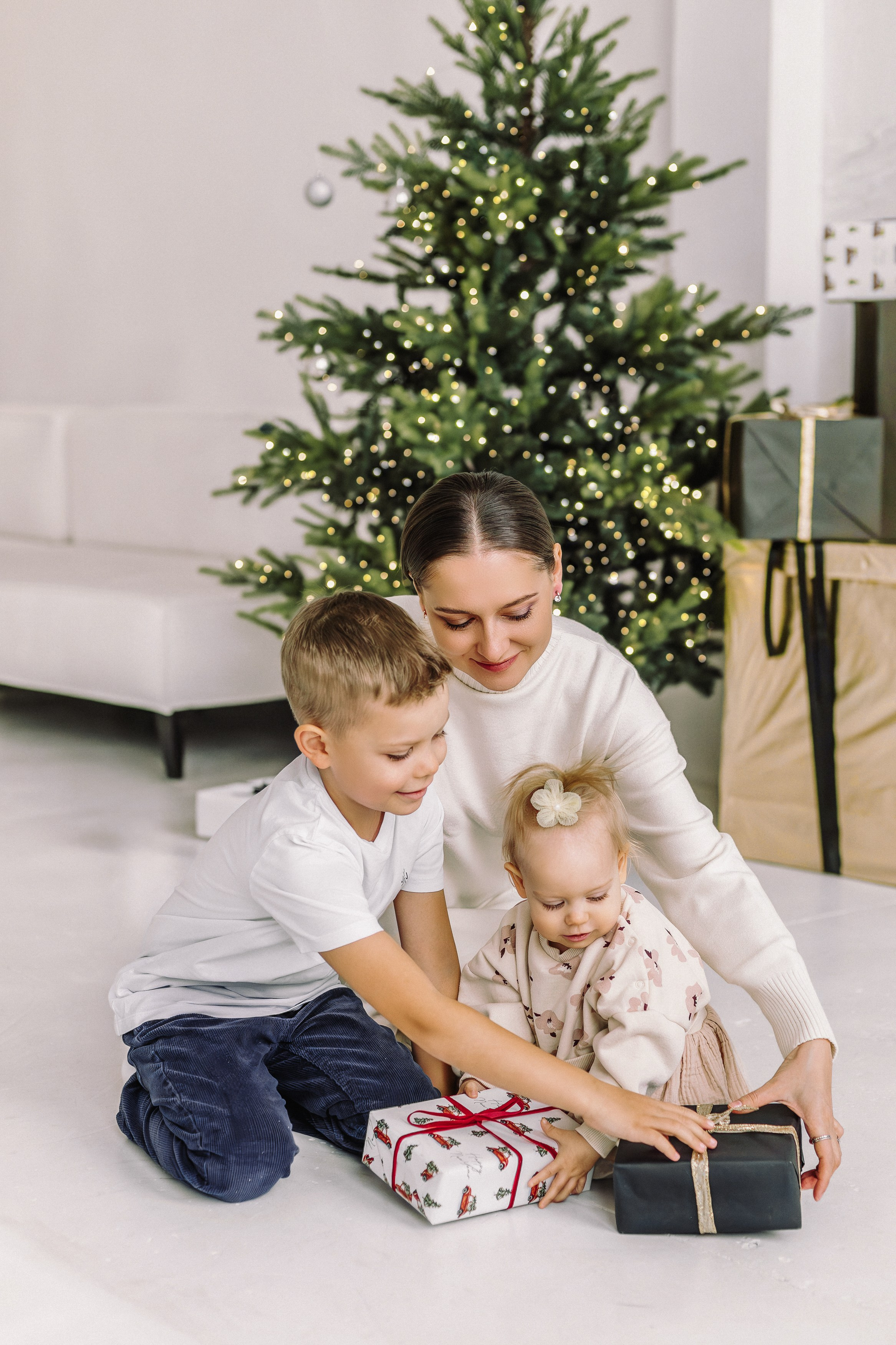 Семья, новый год. Портретный и семейный фотограф в Минске