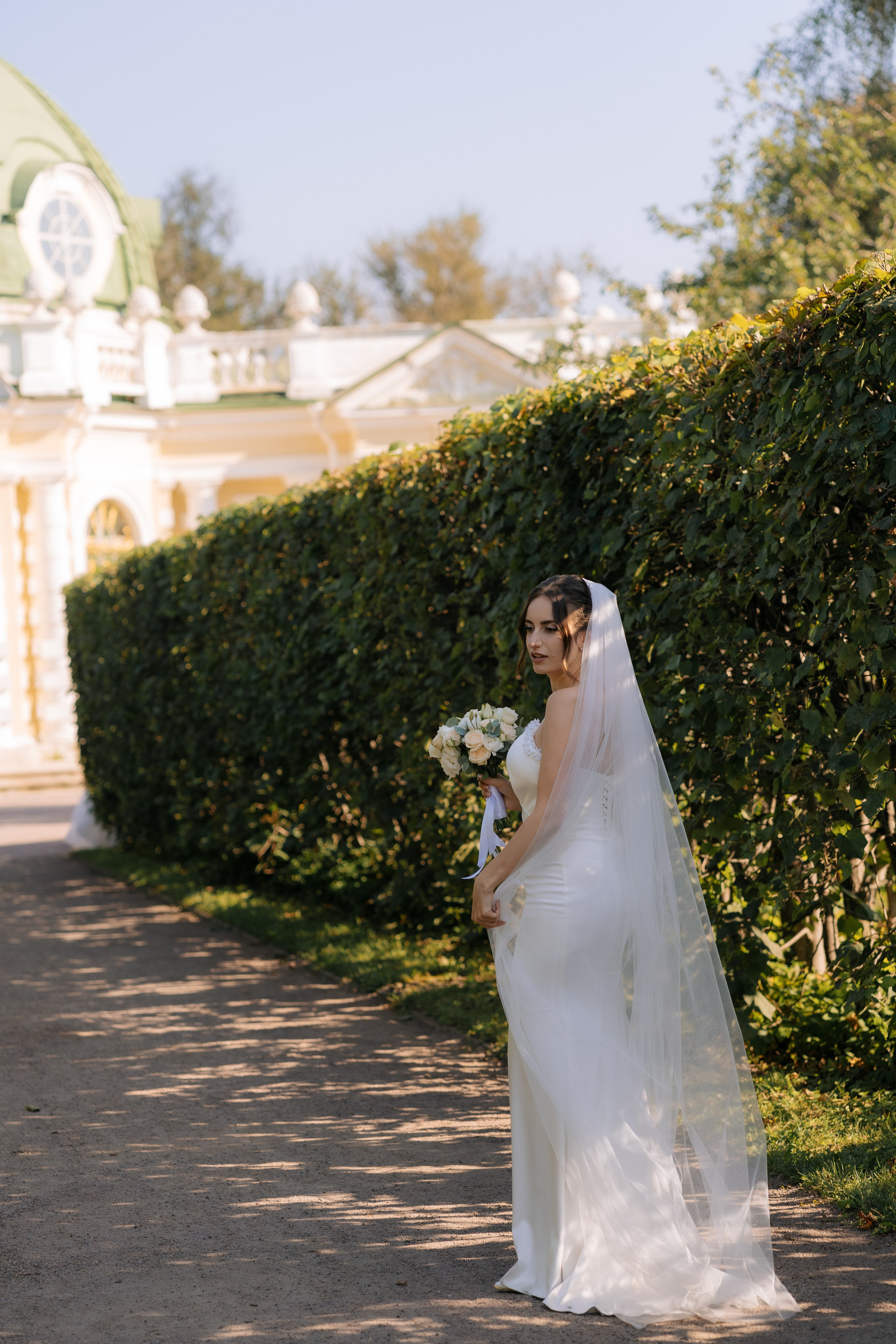 Свадебная фотосессия в Москве, парк Кусково. Свадебный фотограф в Москве Анна Полушина