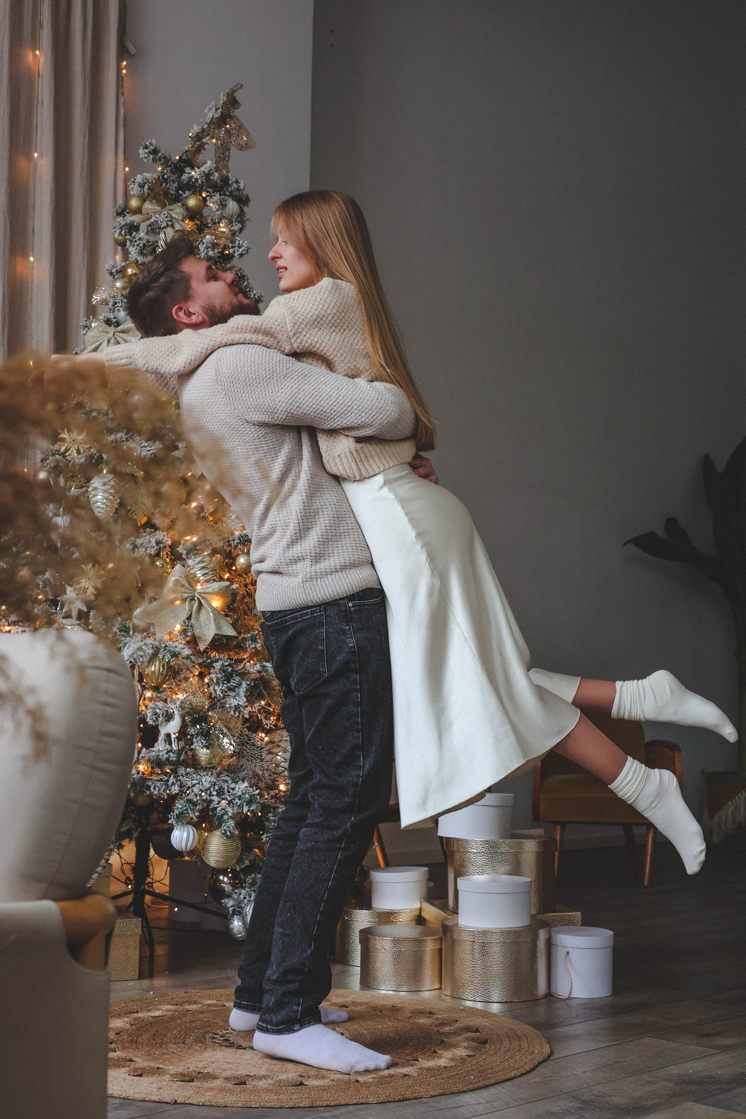 Новогодняя история «Кира и ее семья». Фотограф в Москве Анастасия Калинина