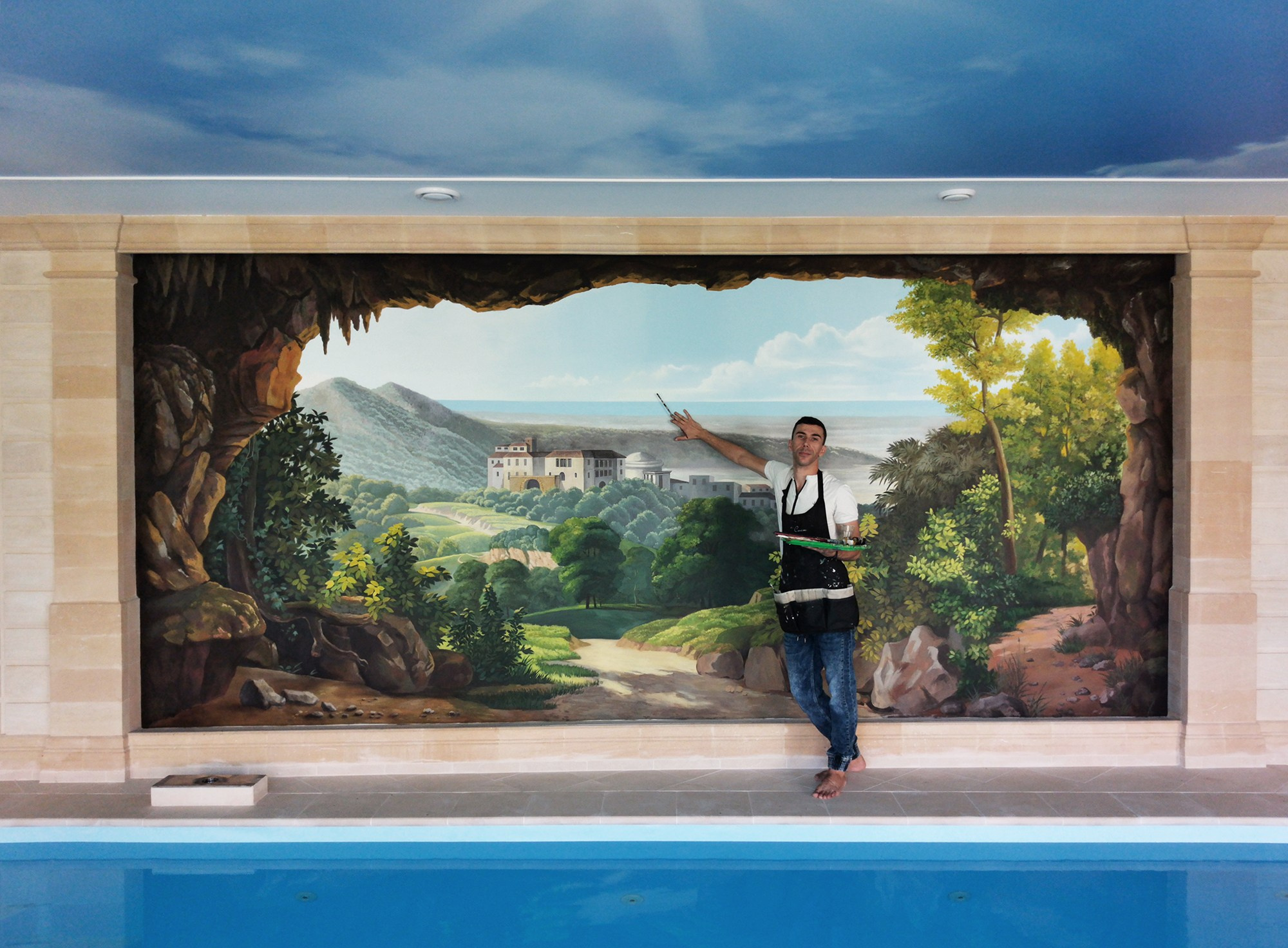 Роспись бассейна Краснодар