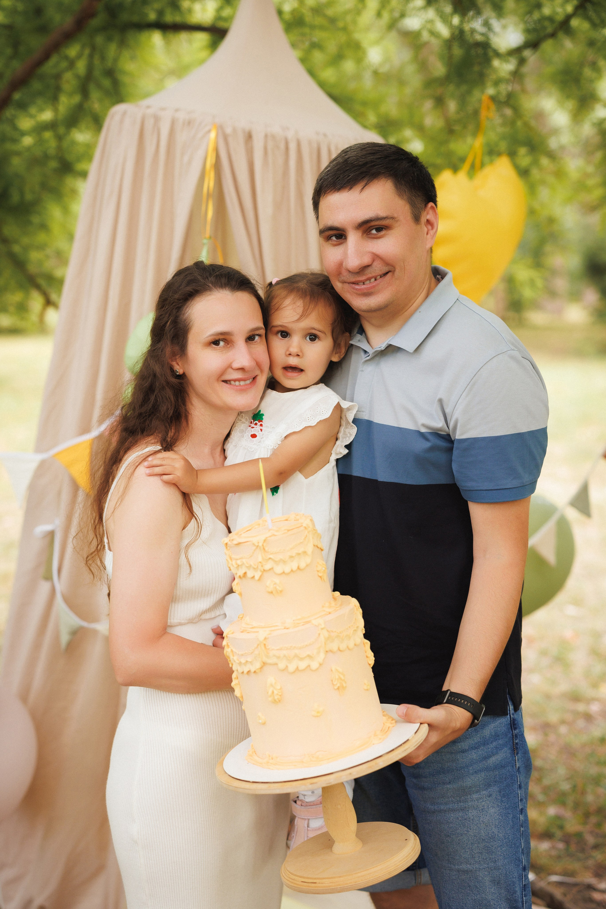 Детская, семейная фотосессия для именинников в парке, город Краснодар. Семейный и детский фотограф в Краснодаре Анна Трашкова