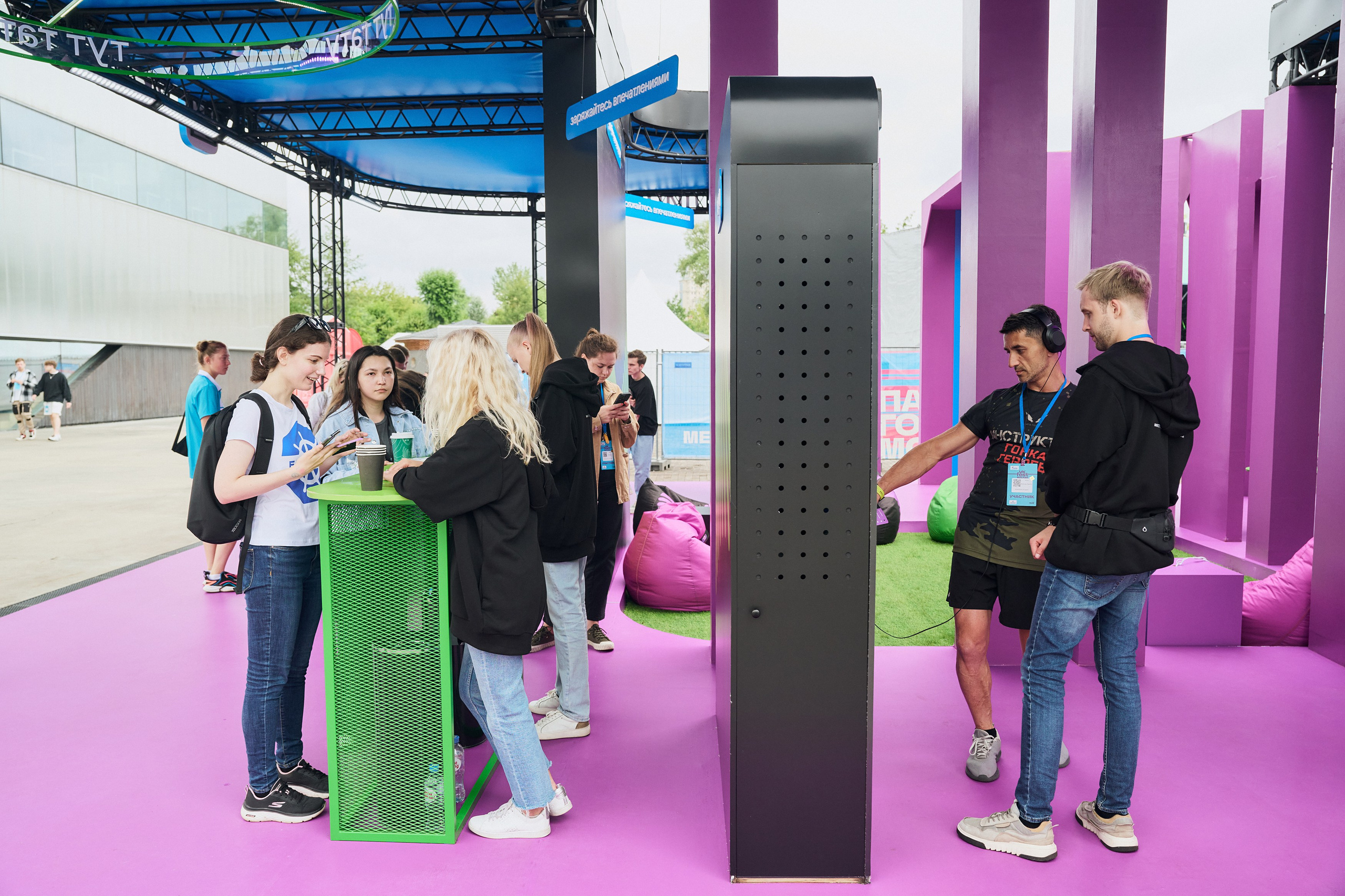 VK Fest Стенд VK Клипы. Фотограф Сергей Бойко Москва