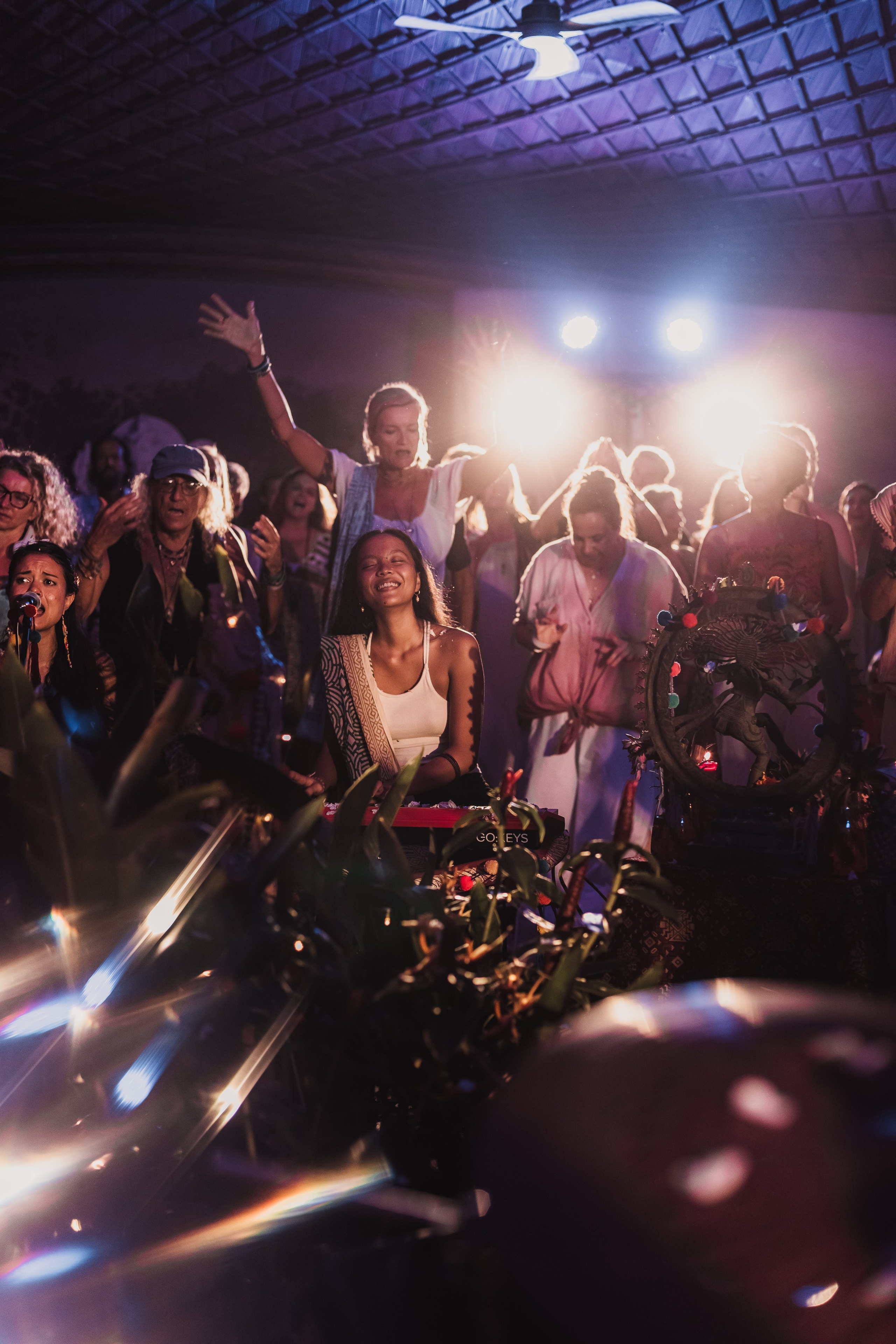 Hanuman Project kirtan at Alchemy april. Mariam Bagdasaryan