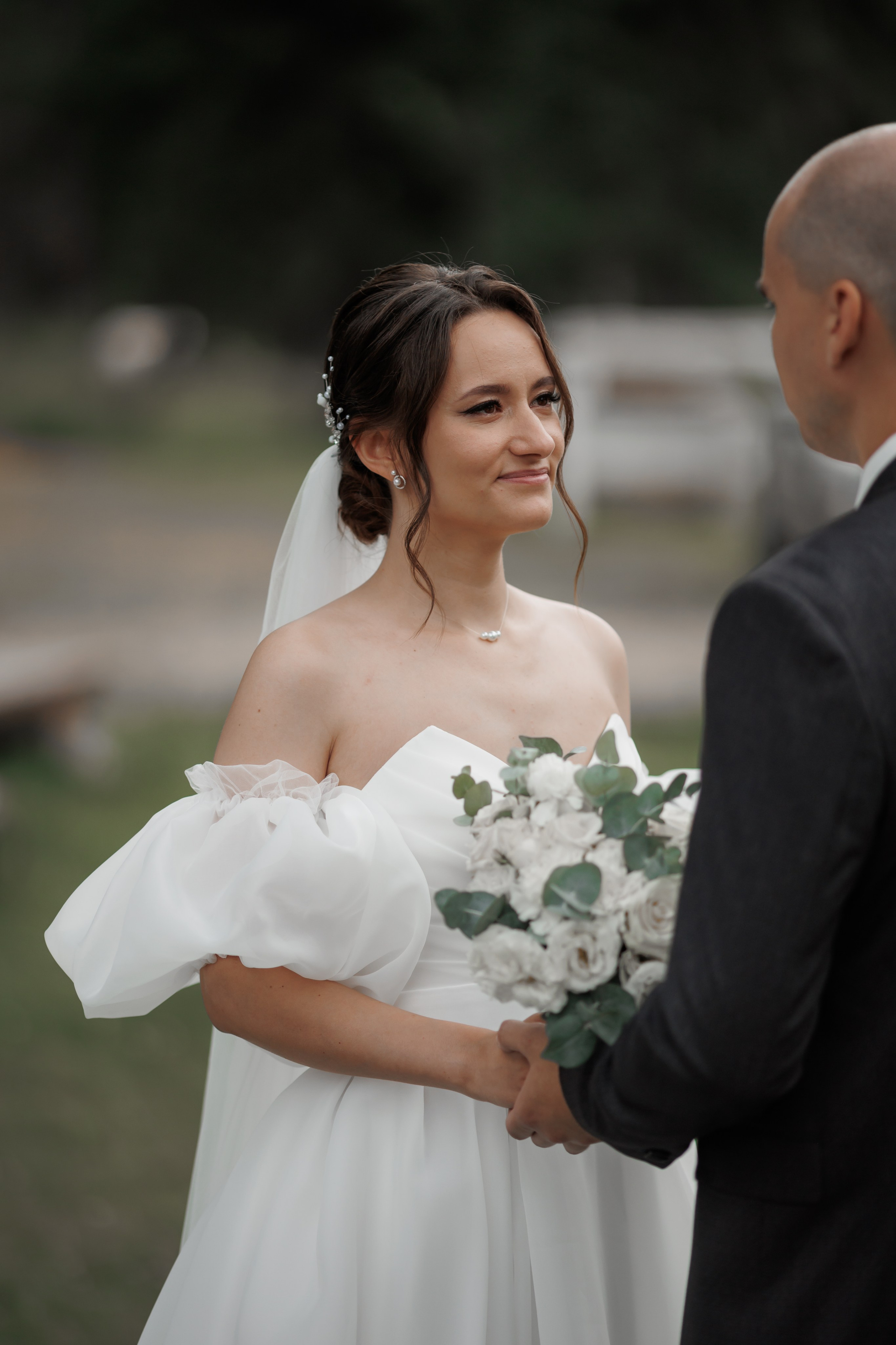 Полина и Дмитрий, загородный клуб «Барин», ЗАГС в г. Пушкино. Свадебный и репортажный фотограф (Москва, Королев и другие)