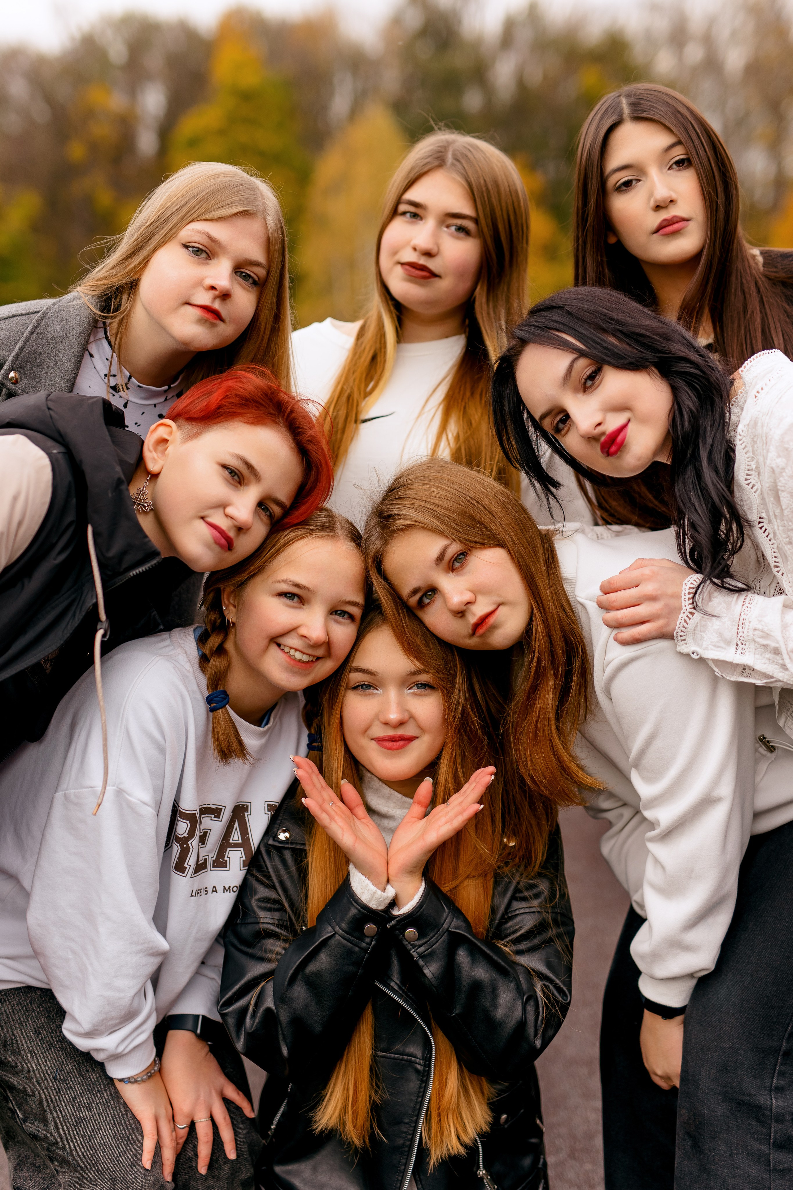 11 класс осенью в роще. Свадебный и семейный фотограф в Туле и области Маша Костина