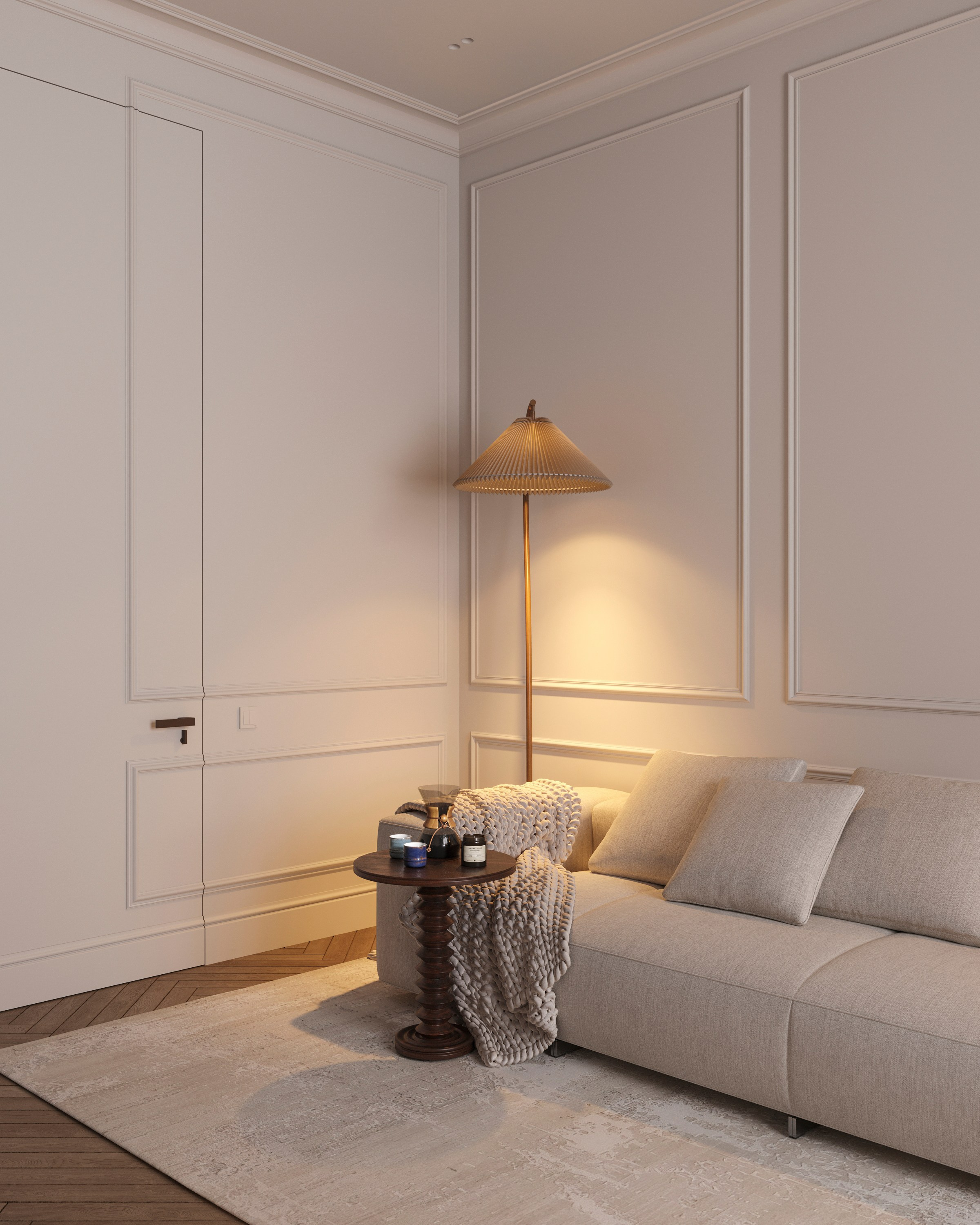 CHRISTMAS CHARM | DESIGNER ANNE KIREEVA. Interior Visualization by Valerie Stetyukevich