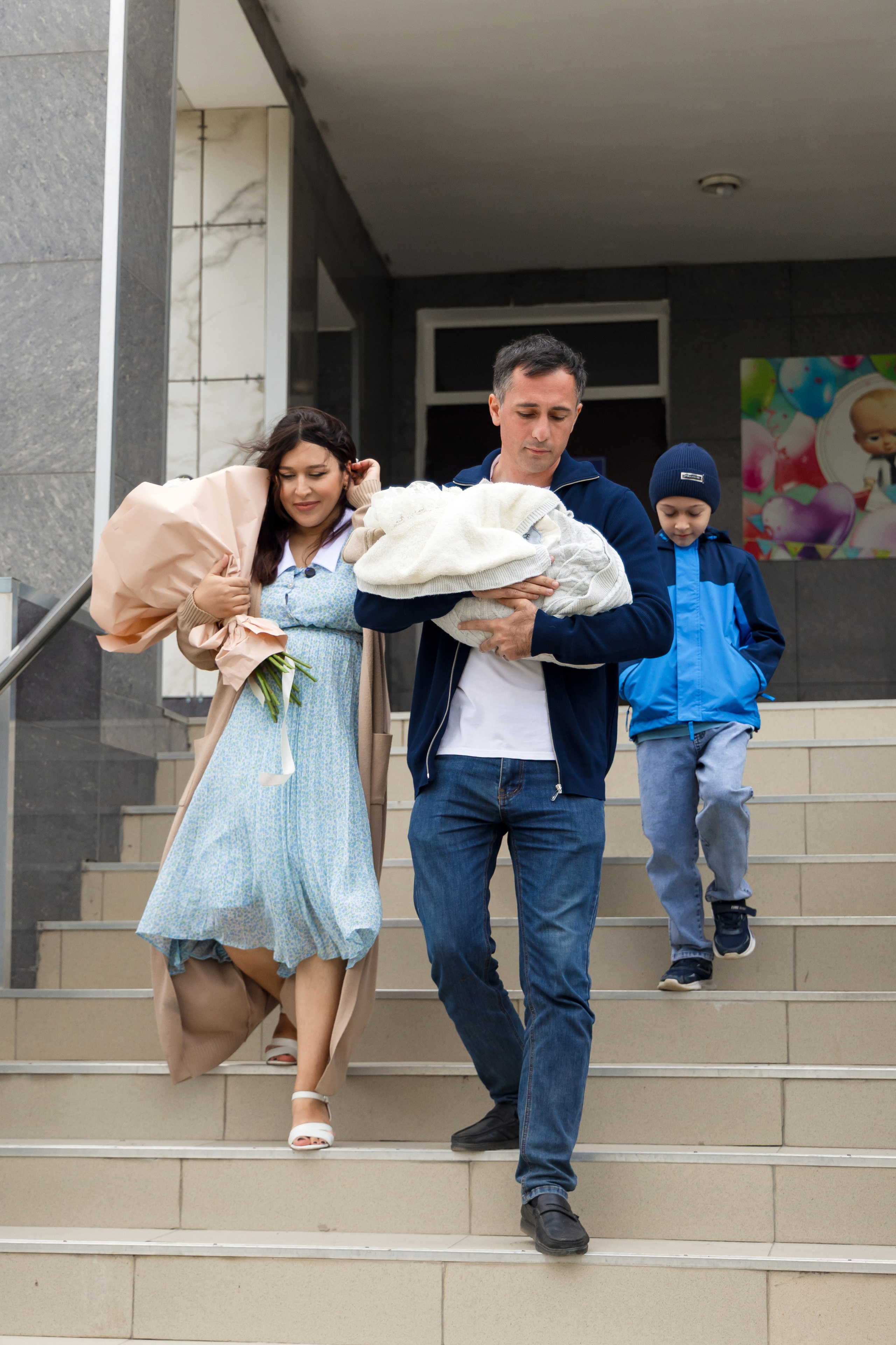 Выписки из роддома. Свадебный и семейный фотограф в Каспийске Алёна Нурмагомедова