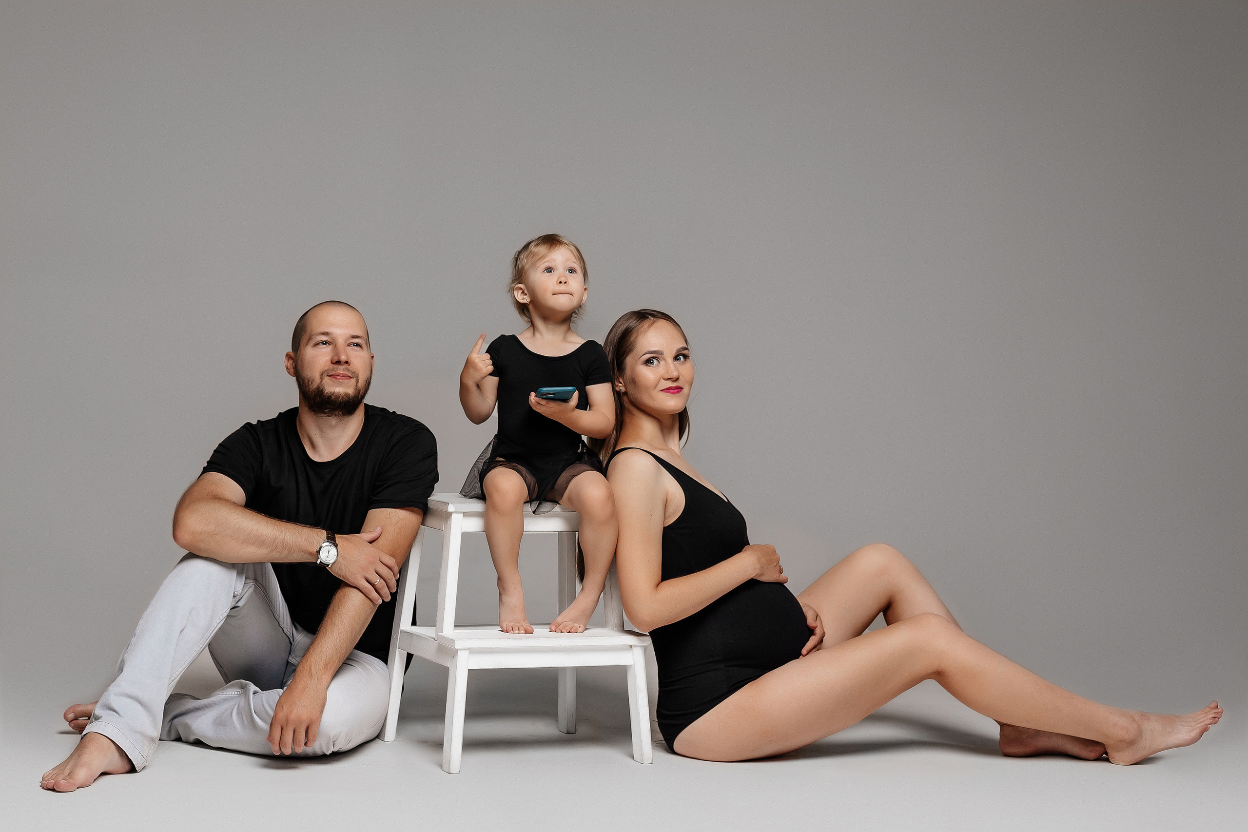 Кристина с семьей. Фотограф Бурятии София Андриянова