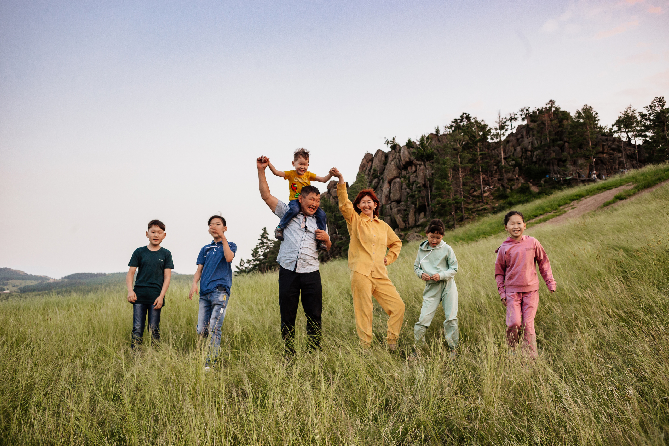 Большая семья Веры. Фотограф Бурятии София Андриянова