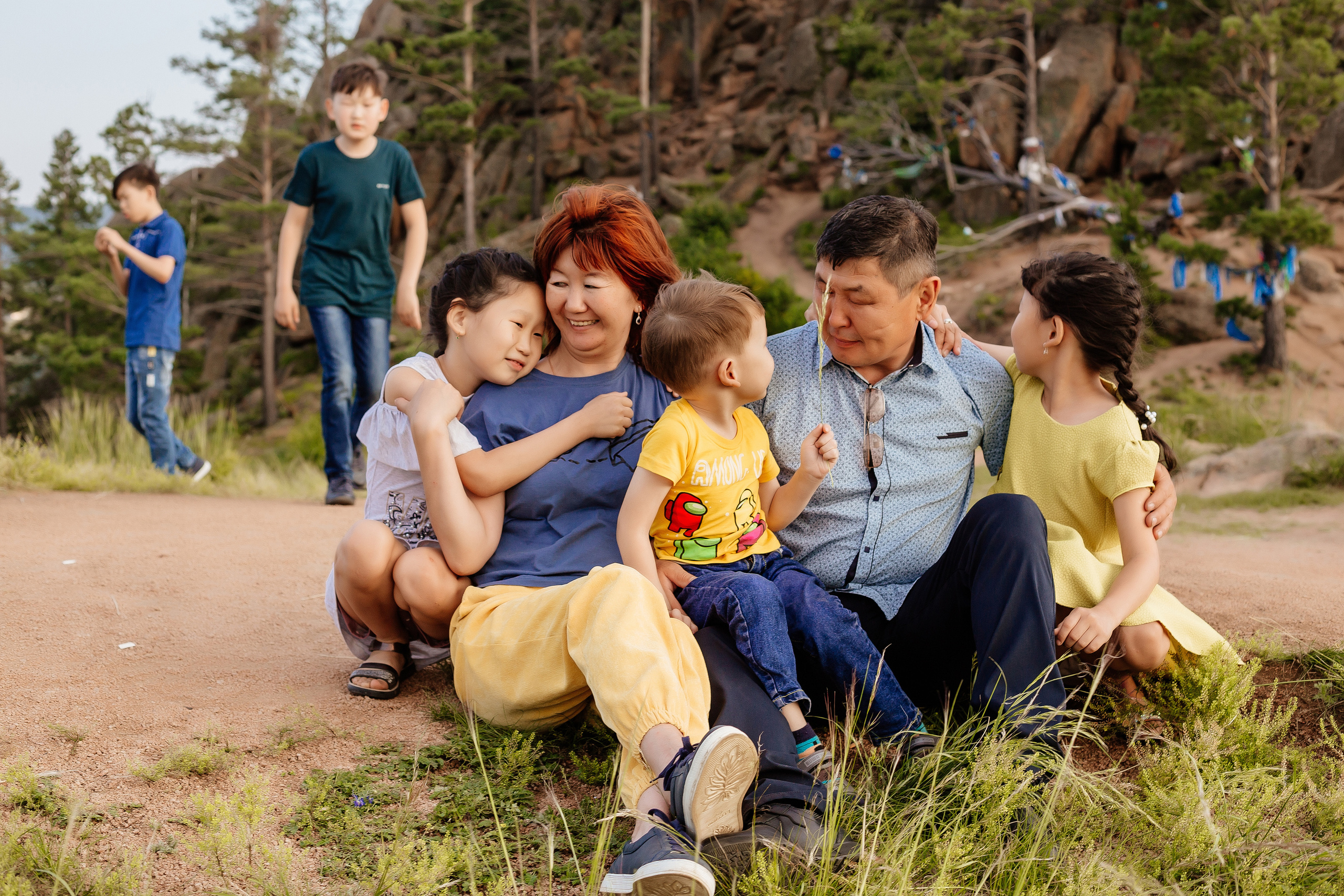Большая семья Веры. Фотограф Бурятии София Андриянова