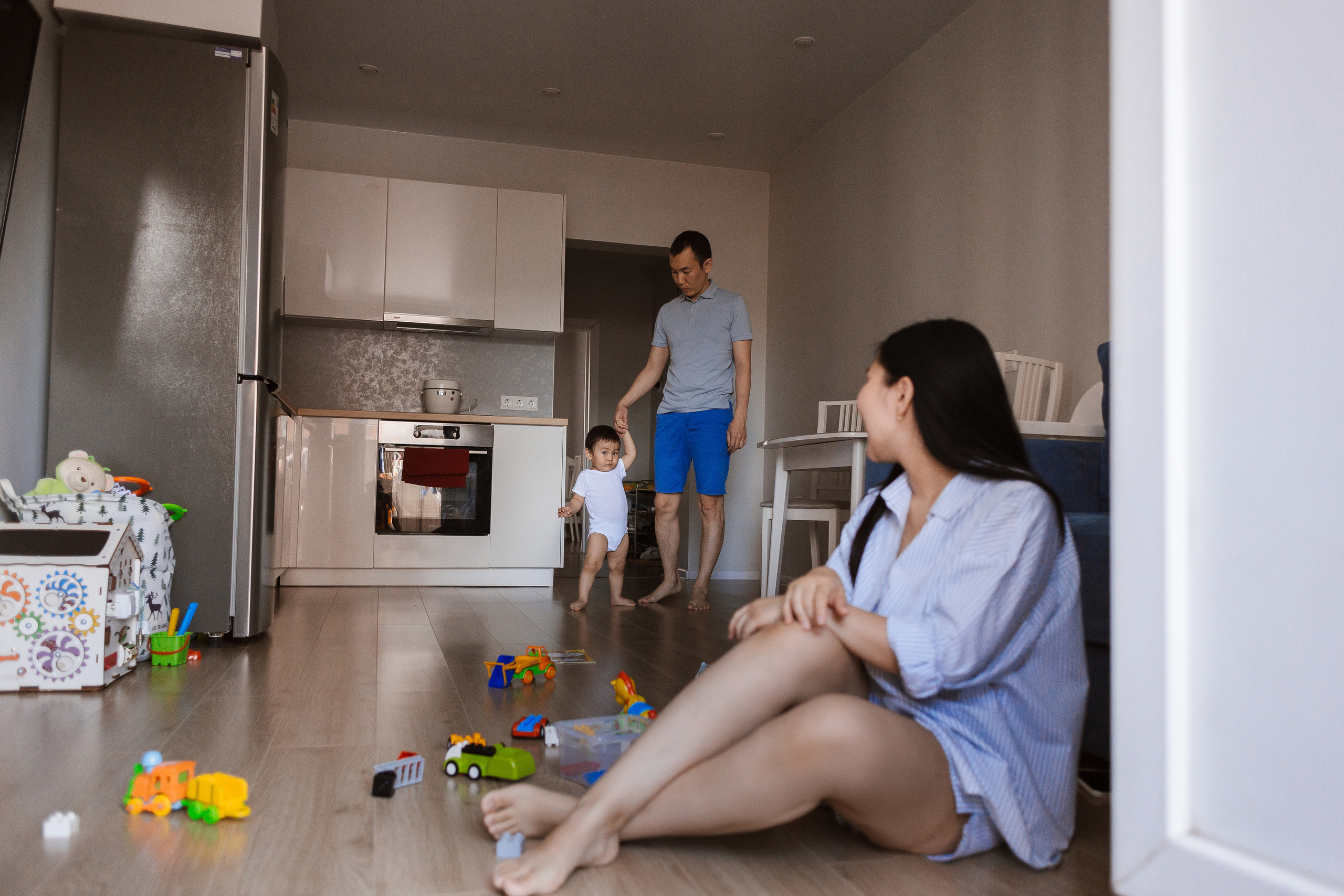 Дома. Настя и её семья. Фотограф Бурятии София Андриянова