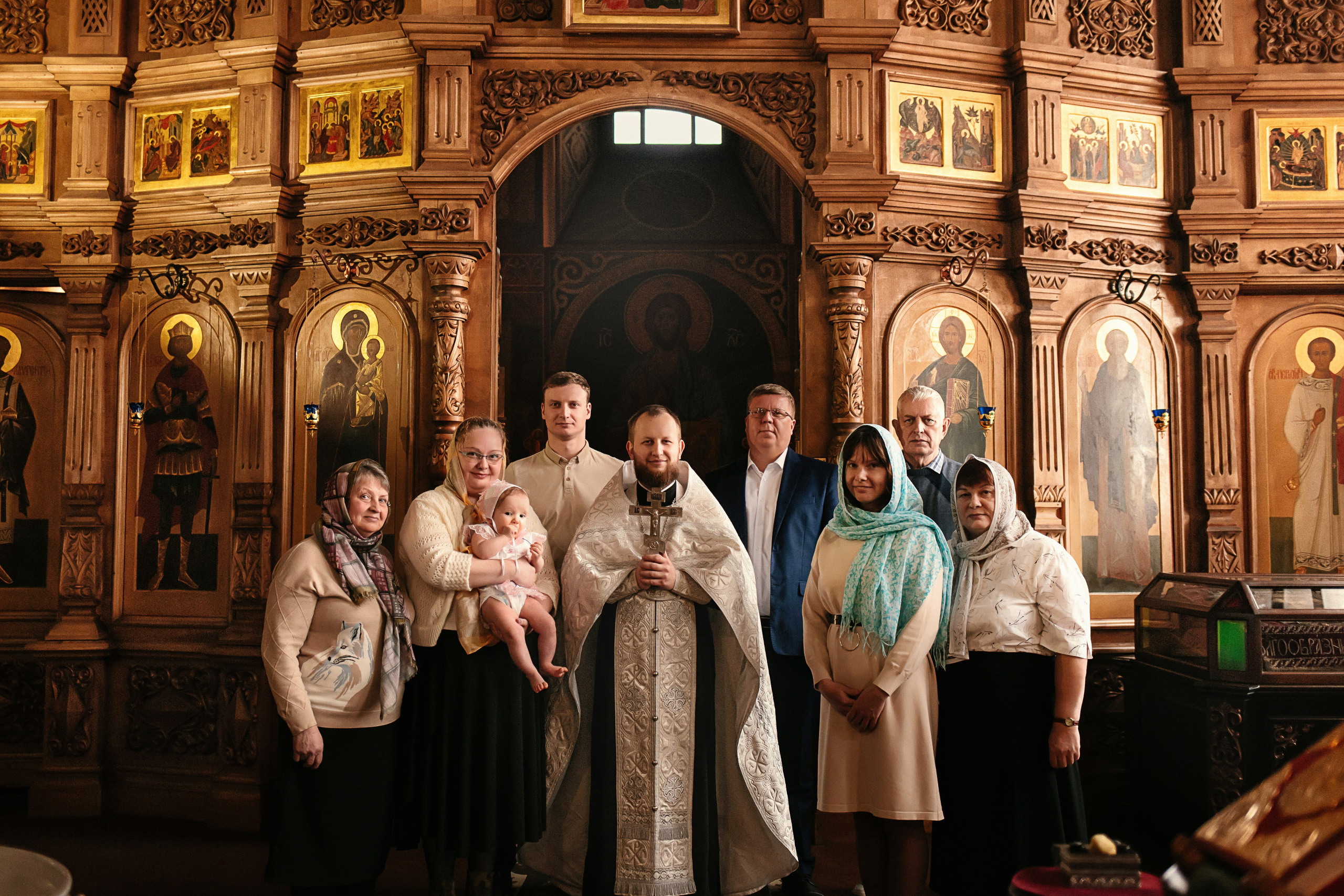 Крещение Есении. Семейный и детский фотограф в Нижнем Новгороде Буслаева Мария