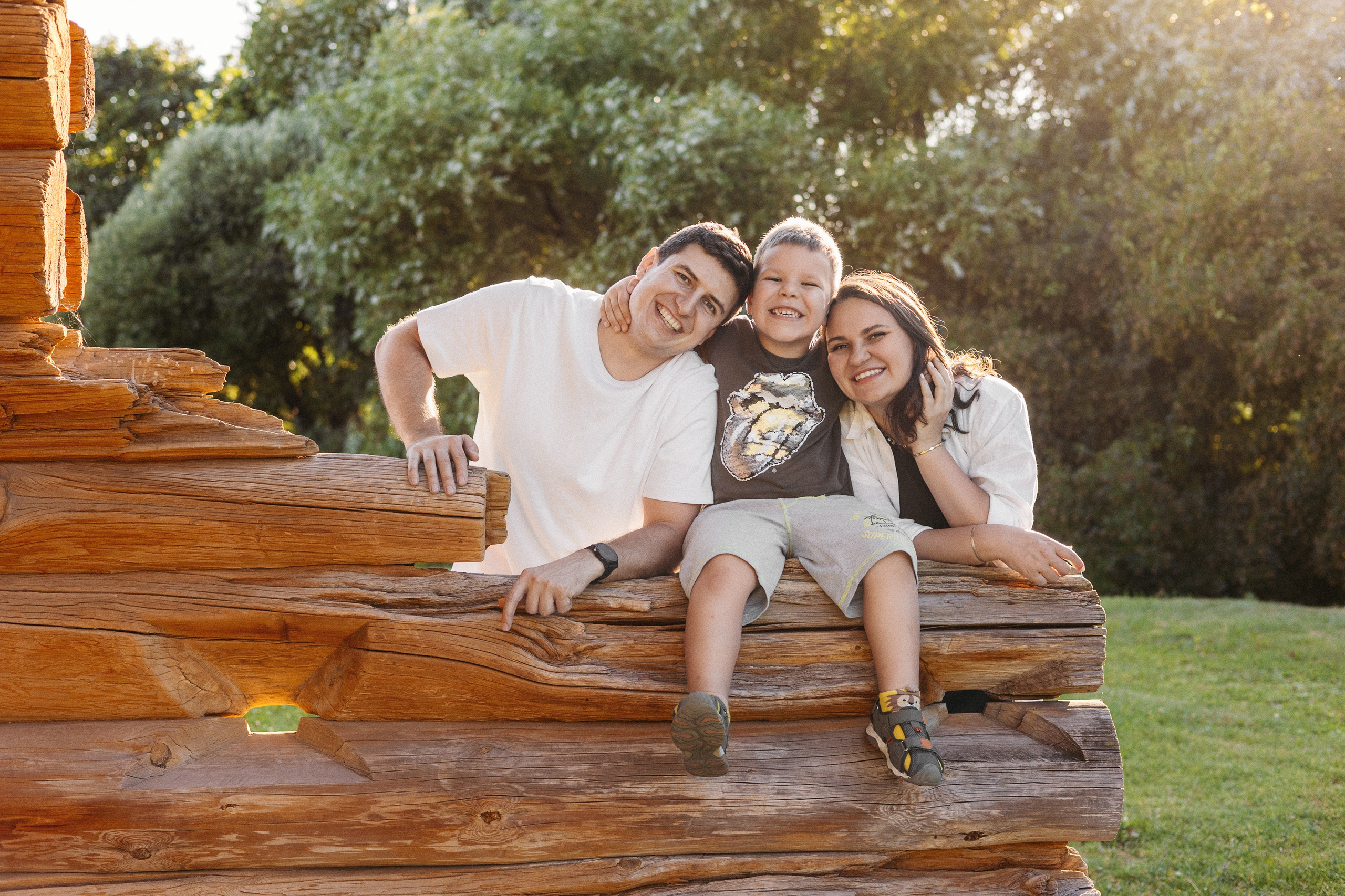 Семейная фотосессия в парке Коломенское. Портретный и семейный фотограф в Москве Мария Рослякова