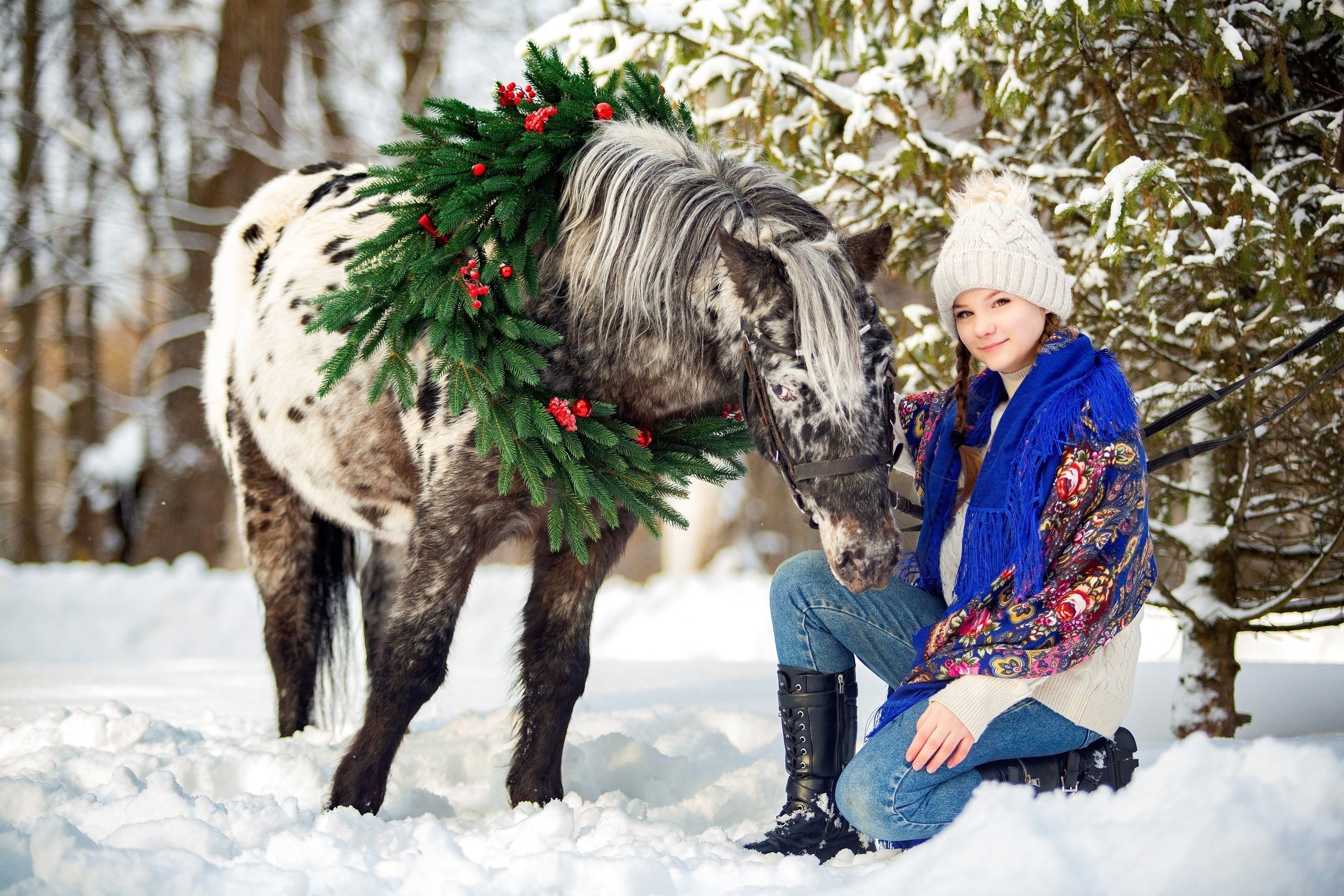Зимние фотосессии. Конный фотограф Юлия Дроздова