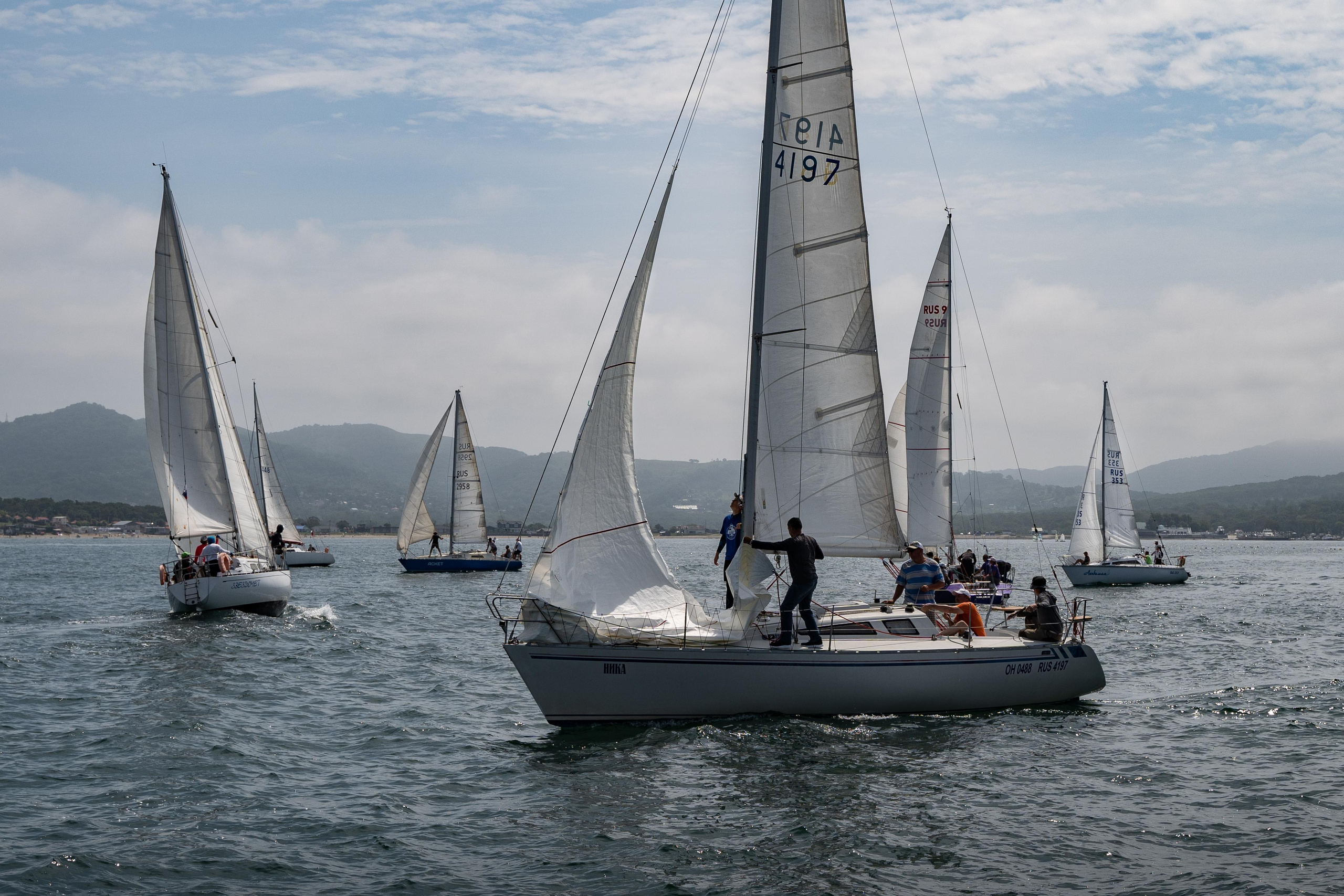 Яхтинг. Кубок ВМФ. 2023 год. Фотограф в Находке Сальникова Оксана