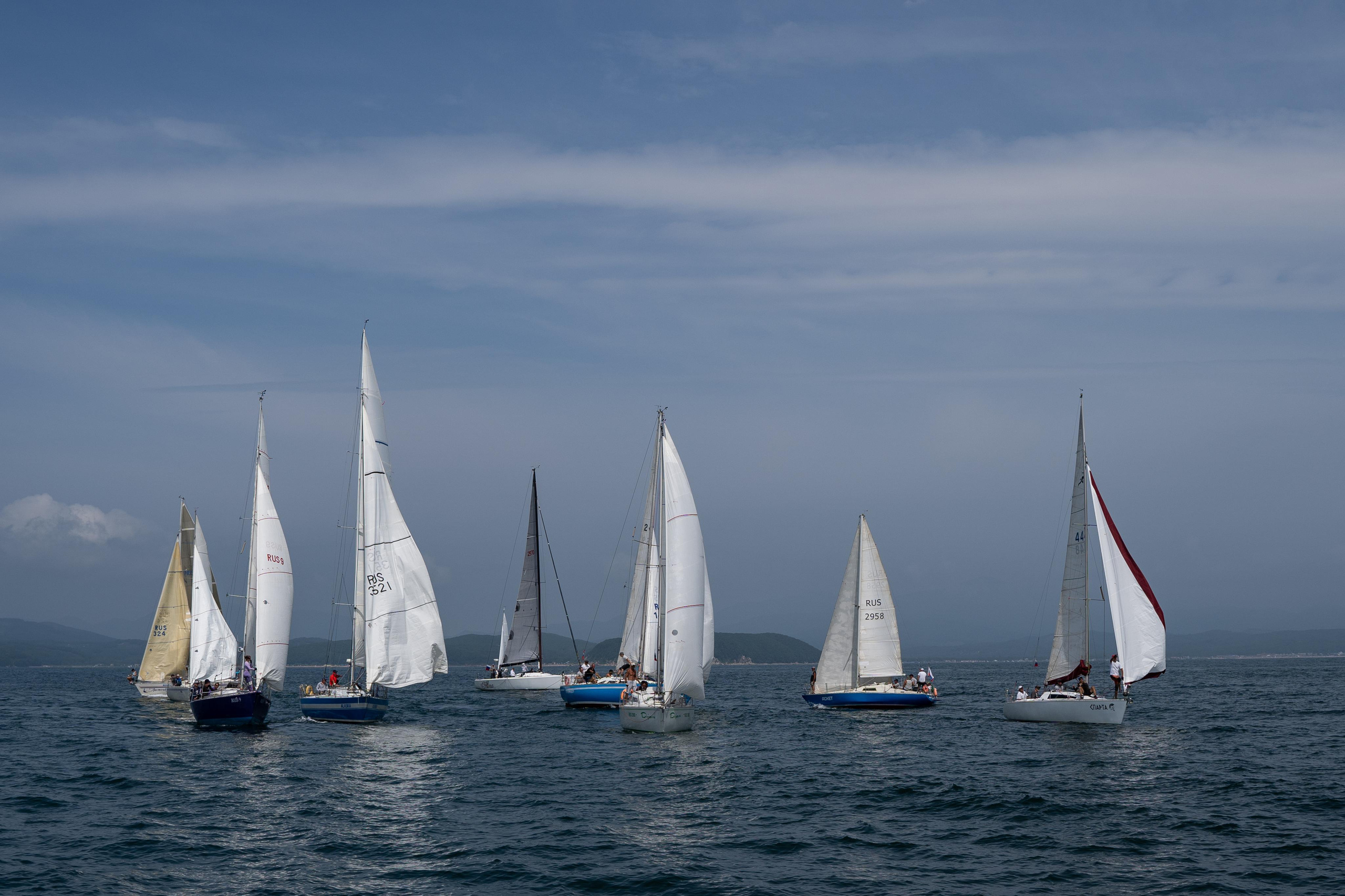 Яхтинг. Кубок ВМФ. 2023 год. Фотограф в Находке Сальникова Оксана
