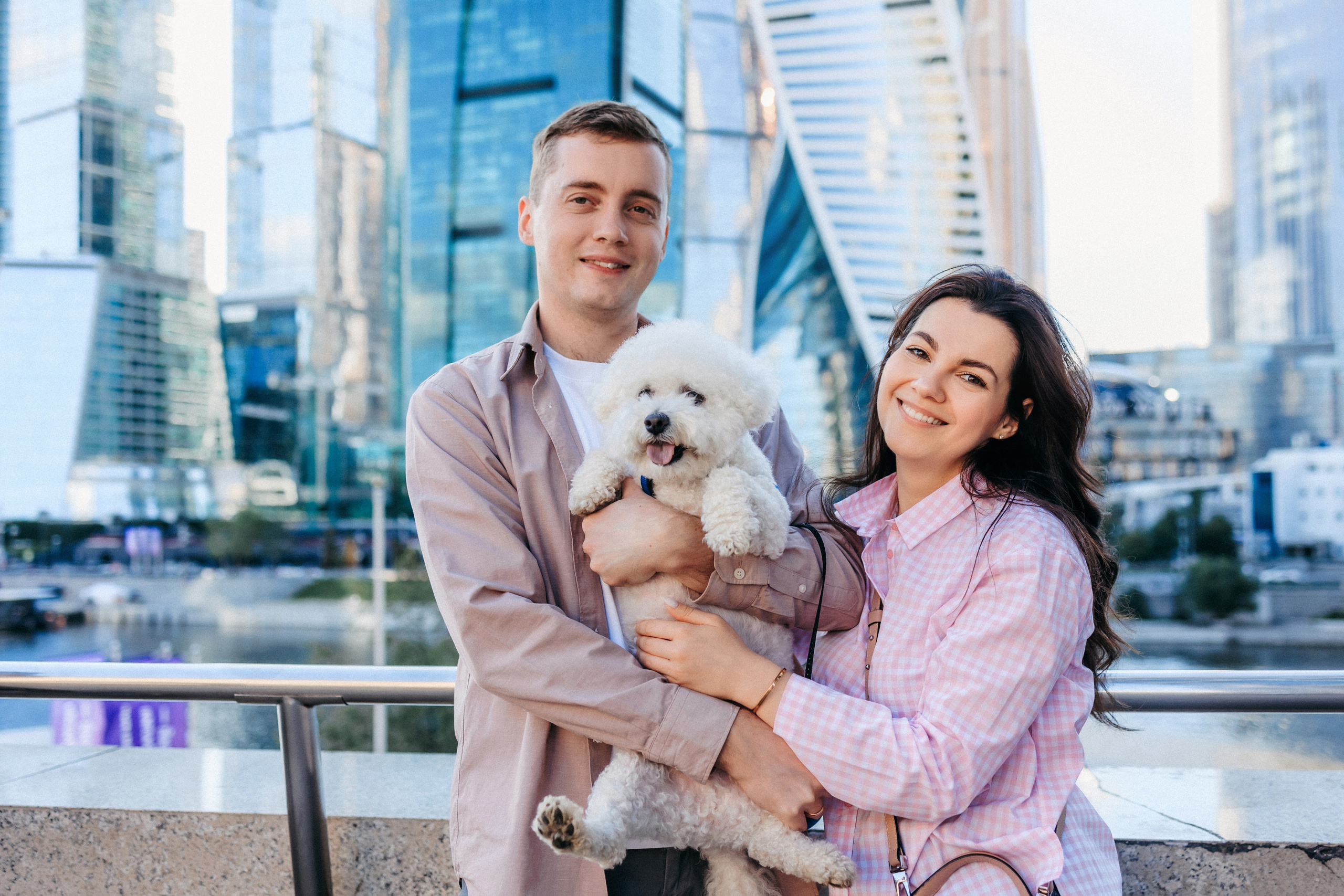 Марина, Данил и Бруно. Фотограф-анималист Елена Радченко, Москва