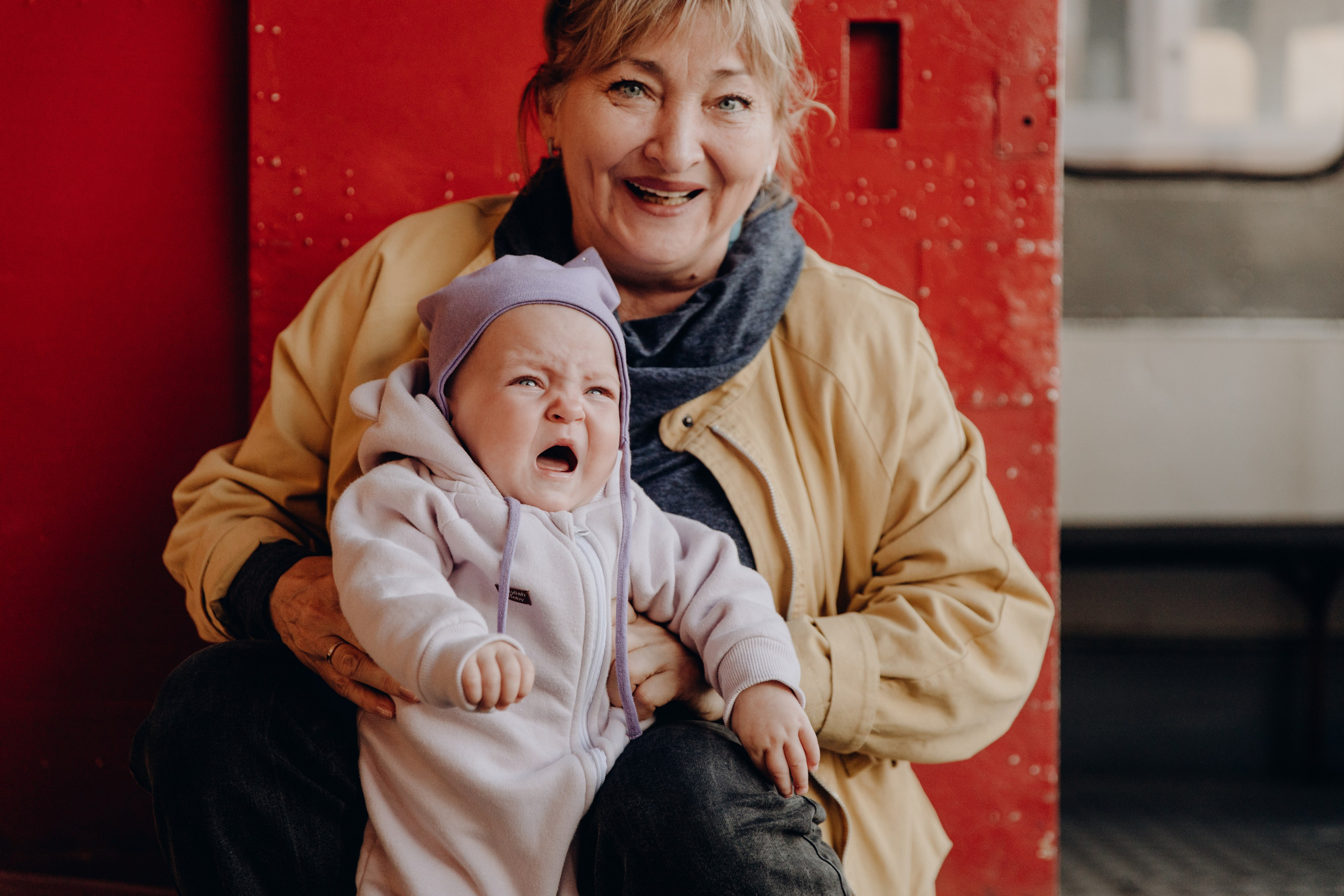 Юля с семьей, Домбай. Портфолио