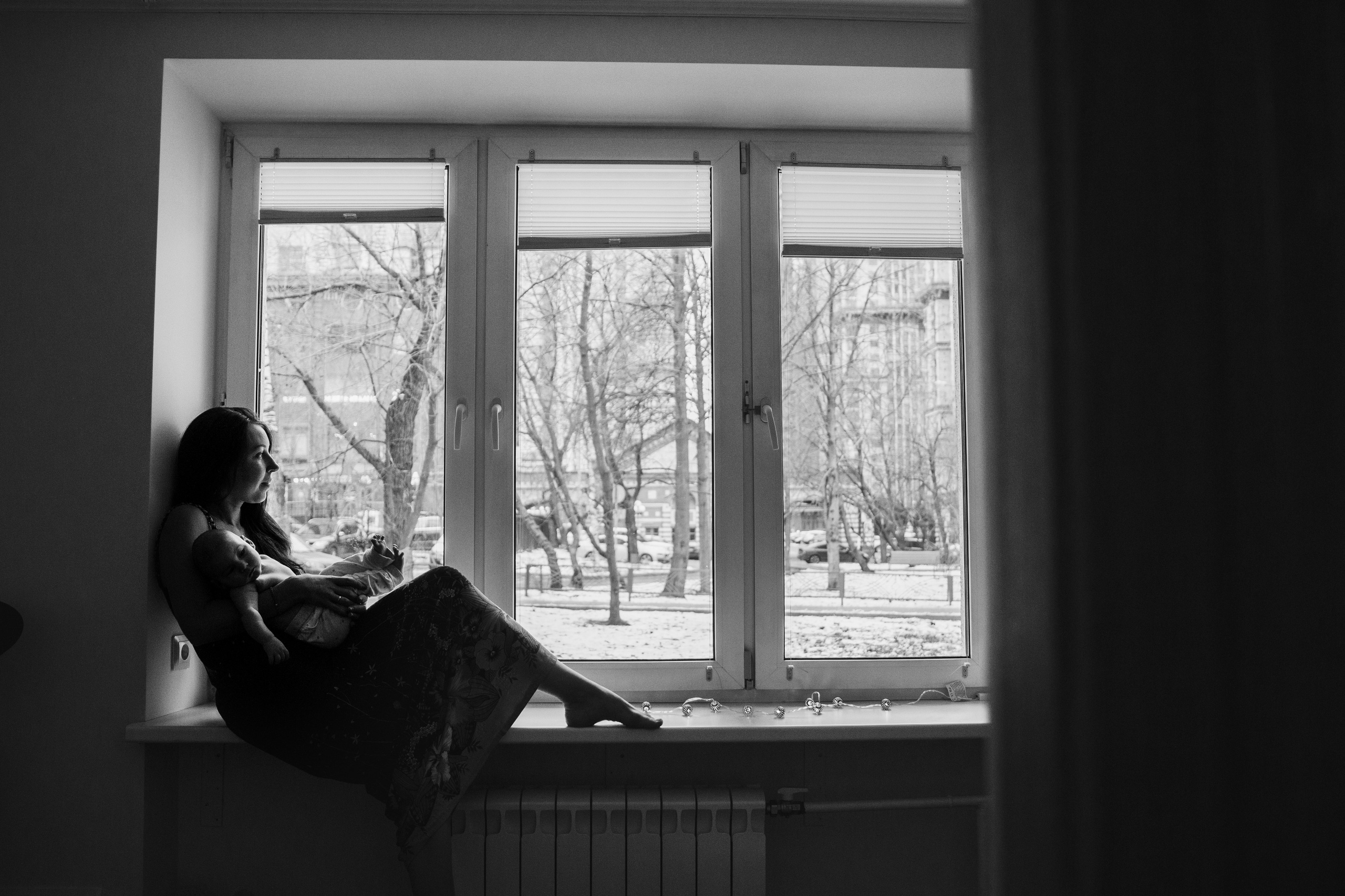 Домашняя фотосессия с новорожденным. Фотограф Лебедева Наталья