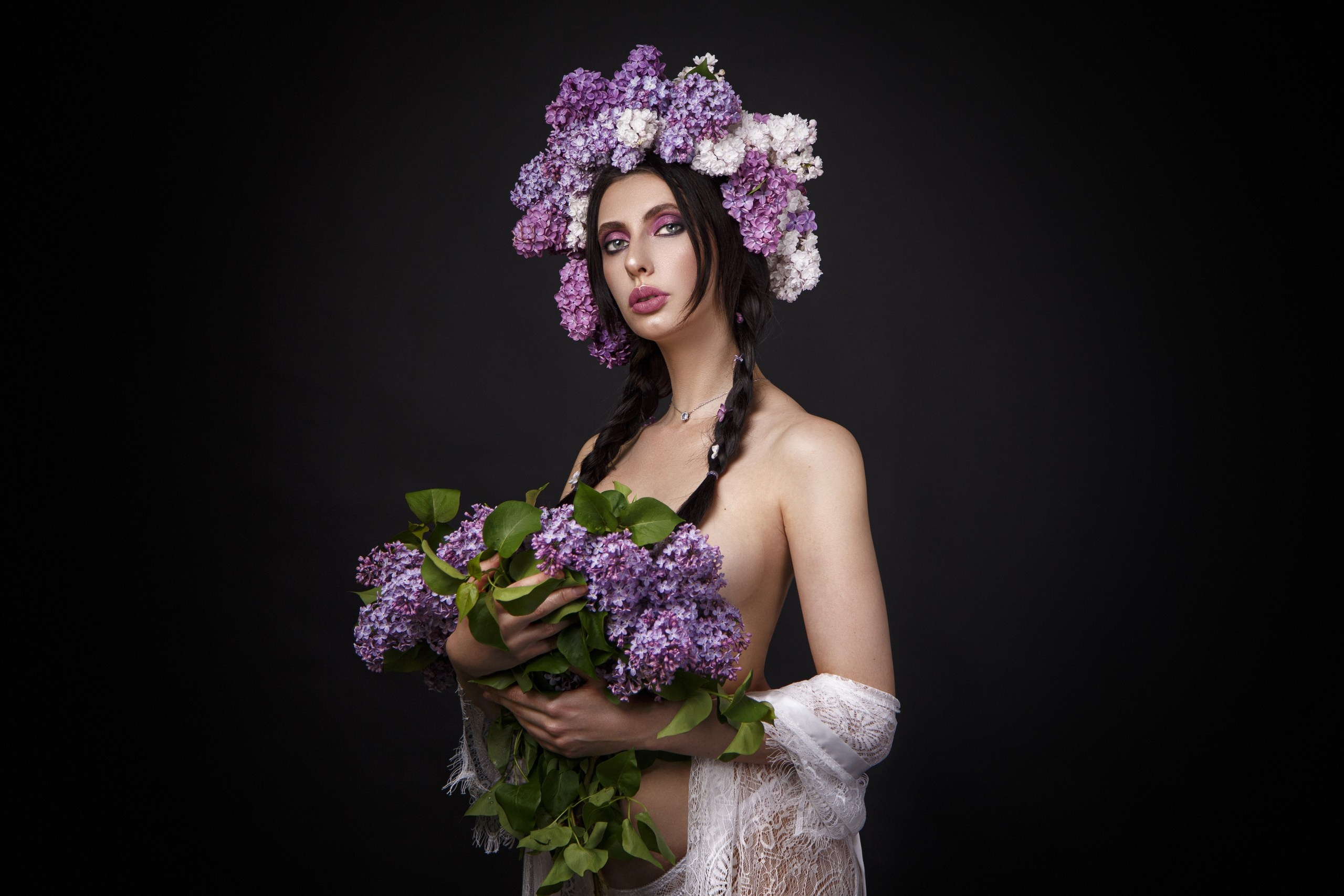 Елена и сирень. Художественный фотограф Александр Чуприна в Москве