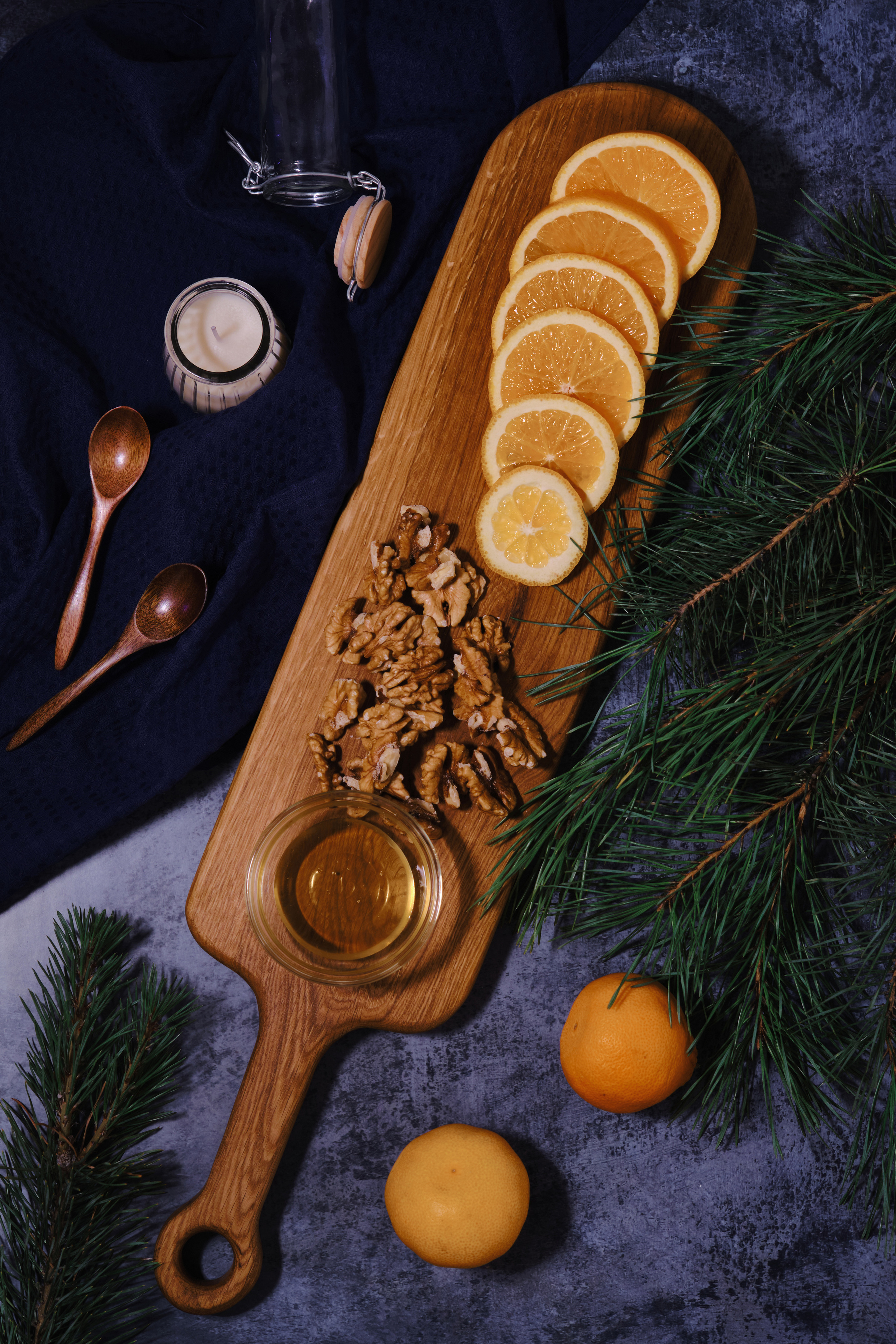 сервировочная доска с апельсинами для маркетплейса для озона для вайлдберрис