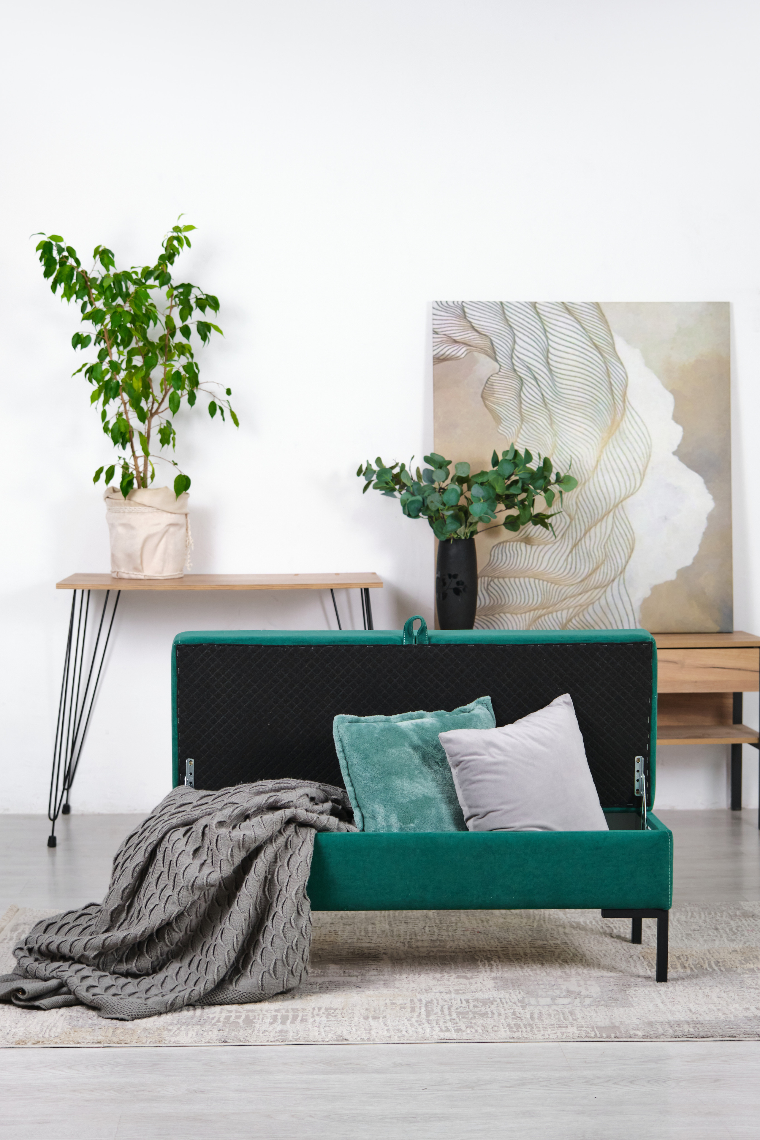 предметная фотография пуфиков для сайта