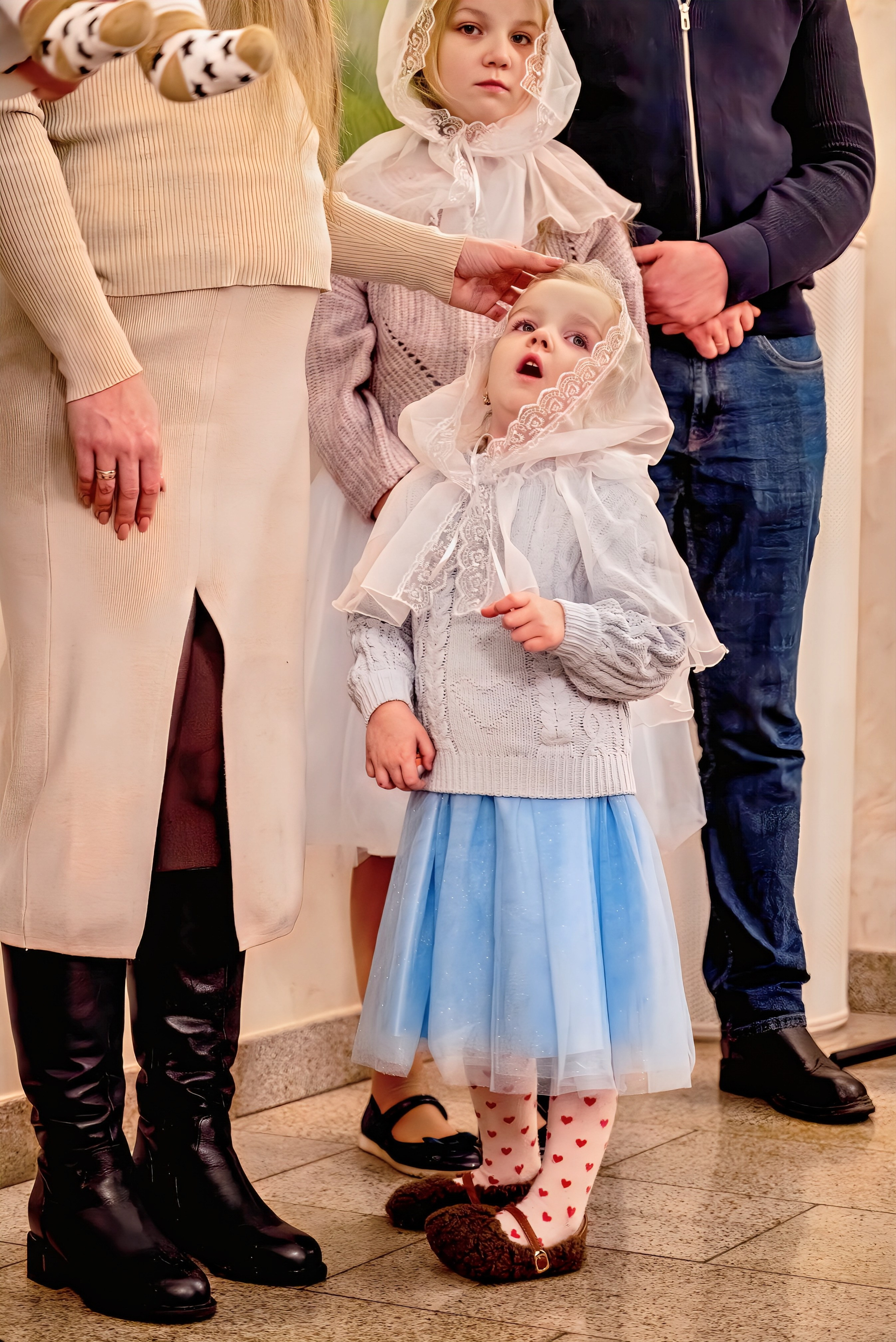 Крещение в церкви Петра и Февронии Муромских. Семейный и детский фотограф Москва