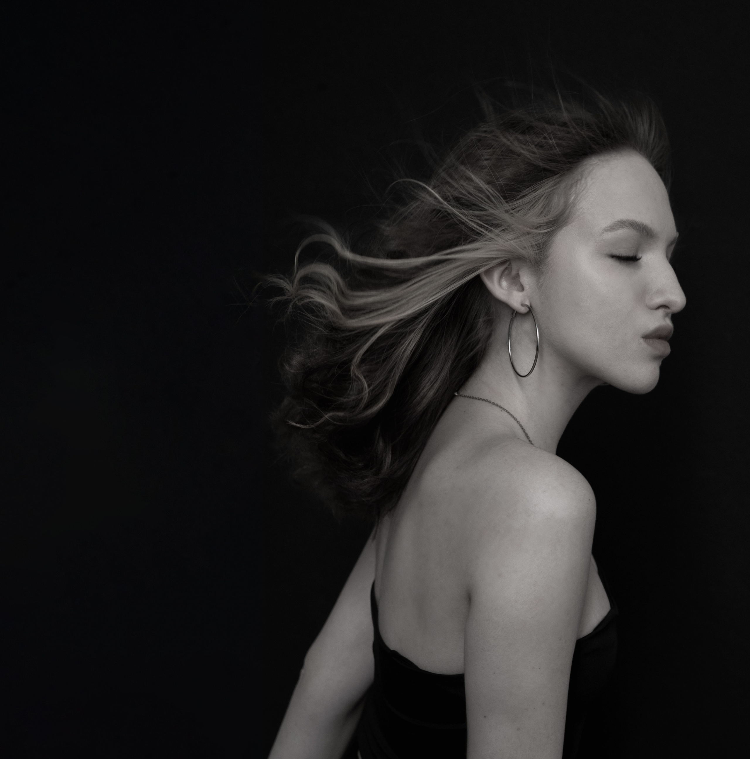 Женская фотосессия в студии в Москве. Портретный фотограф в Москве Казьмина Олеся