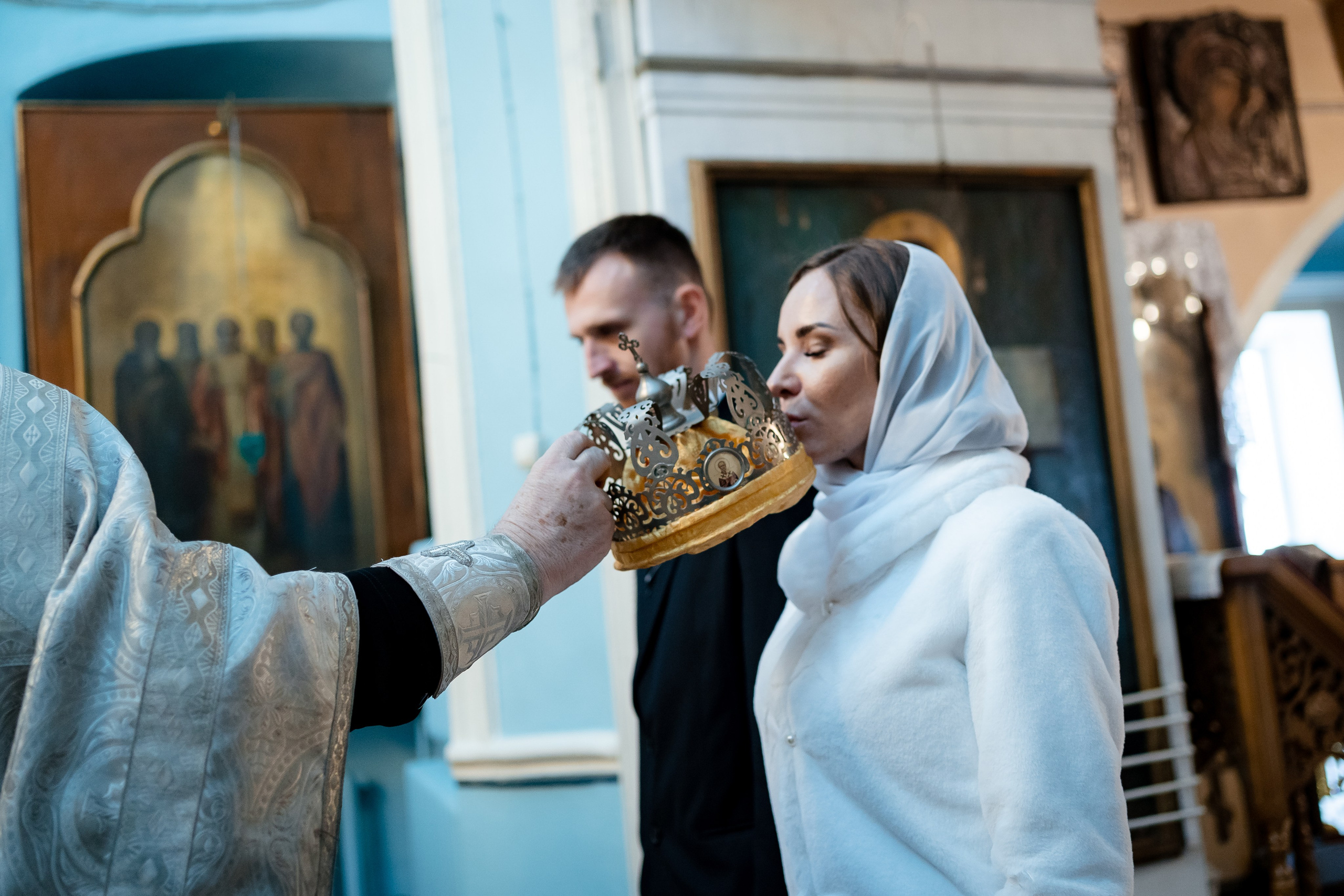 Венчание Анны и Олега. Семейный фотограф Варвара Сорока в городе Москве