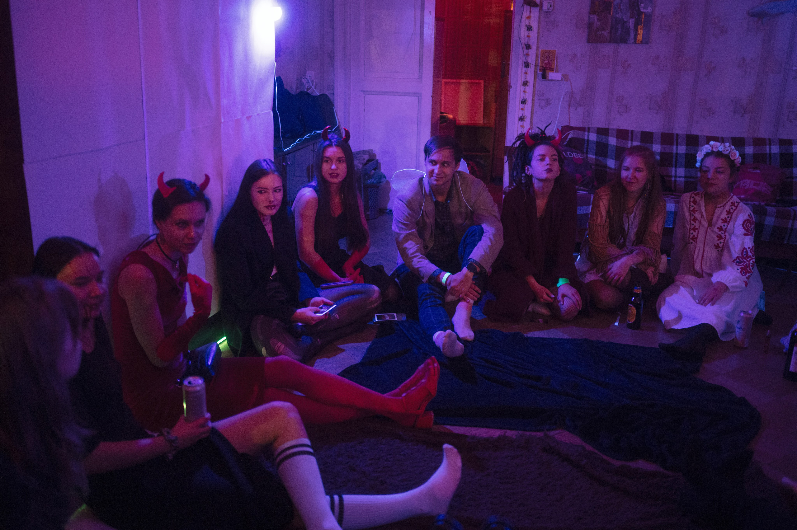 Хеллоуин у Мищенко. Портретный и репортажный фотограф в Санкт-Петербурге