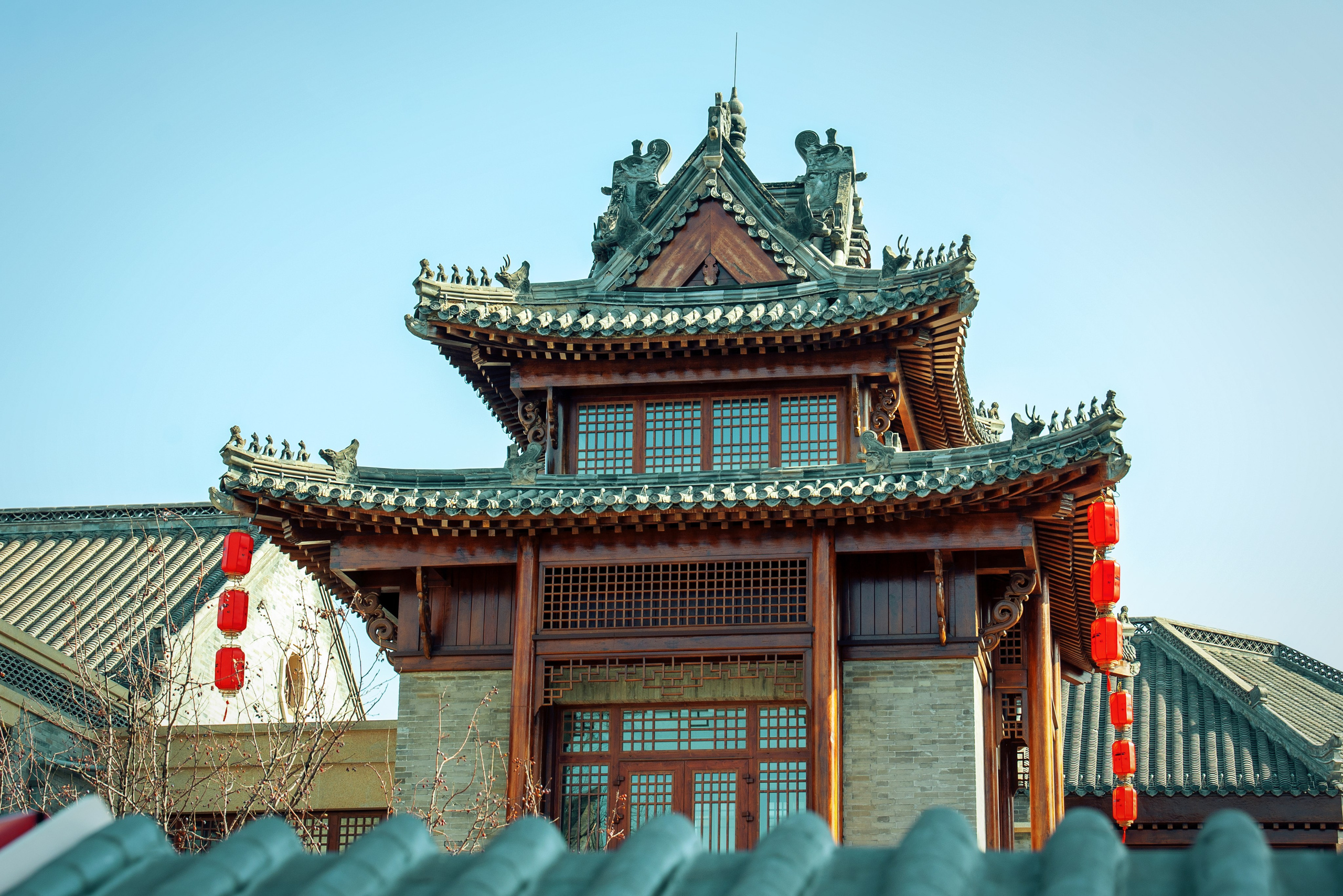 Циндао. Старый город. Был восстановление по сохранившимся документам.