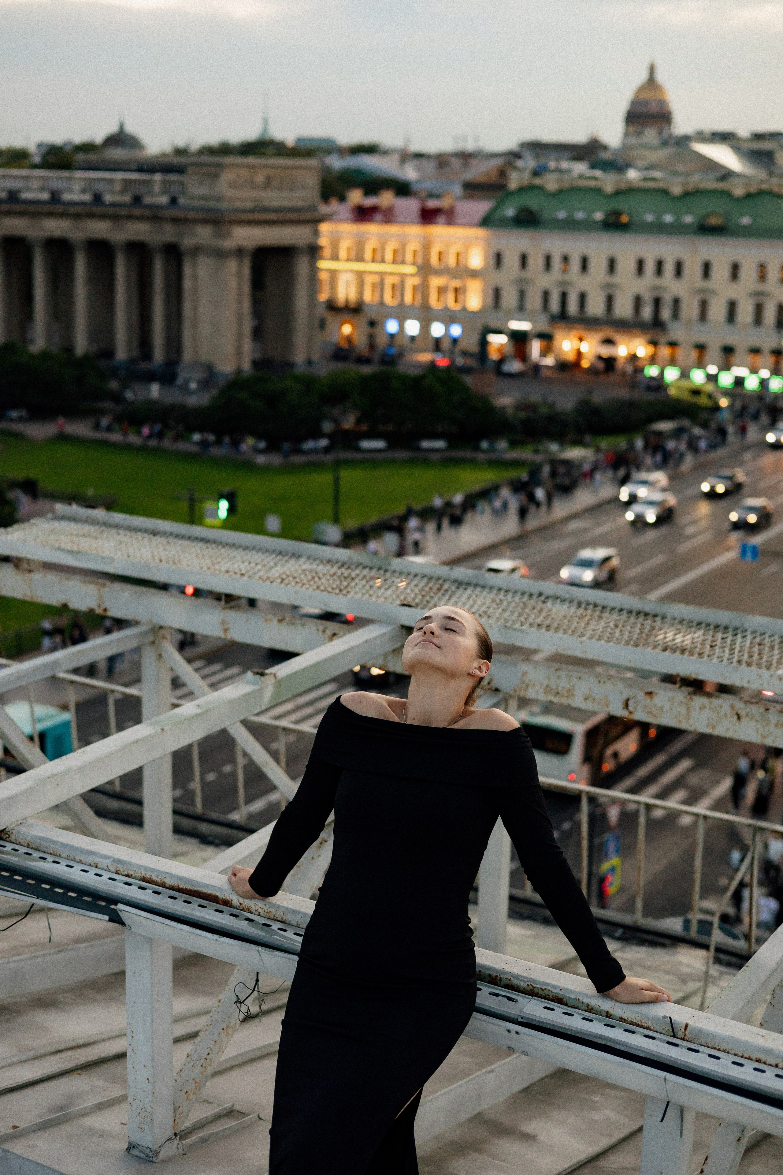 Романтика питерских крыш. Свадебный фотограф в Санкт-Петербурге Ксения Кобышева