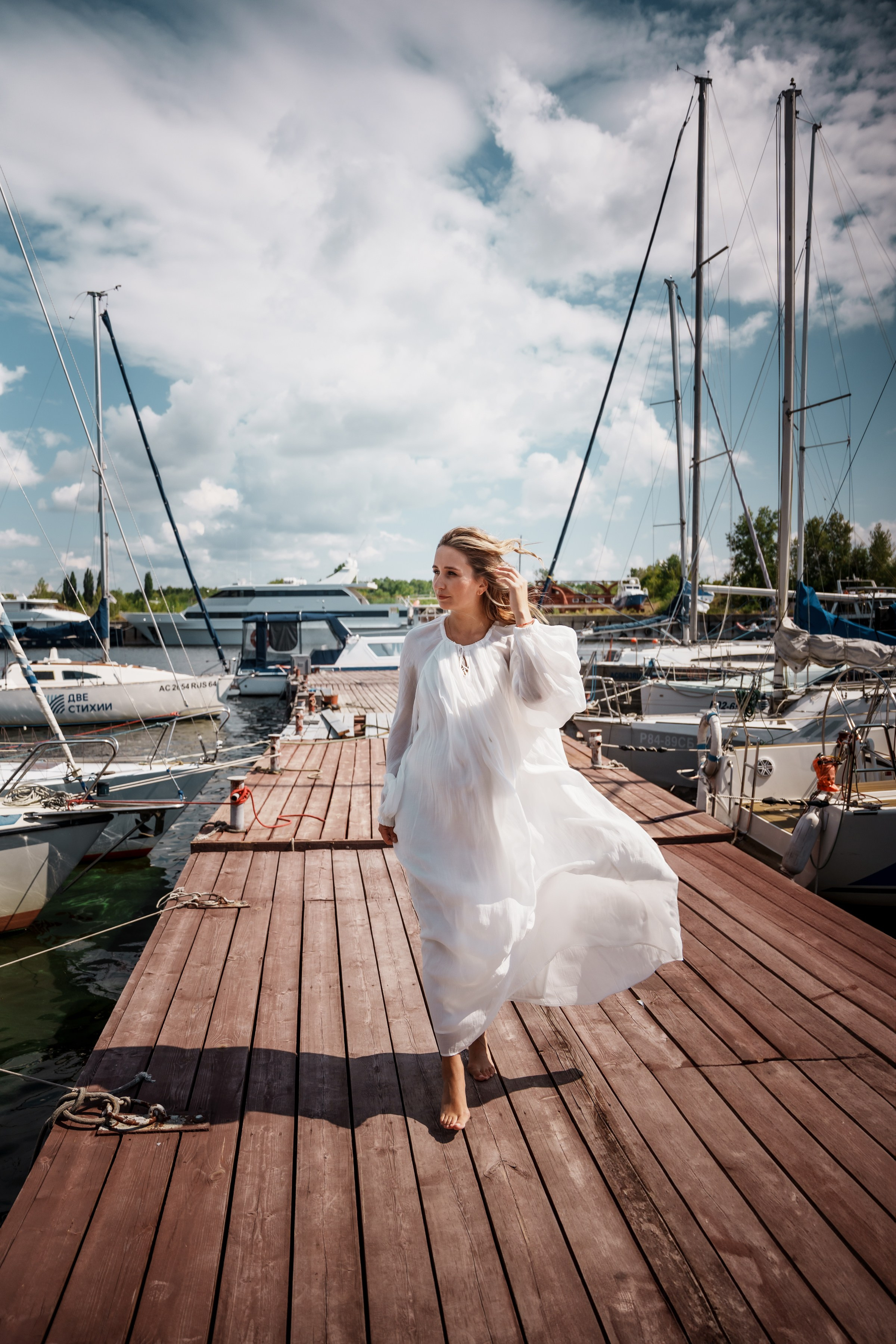 На яхте. Ольга Плаксина фотограф в Саратове