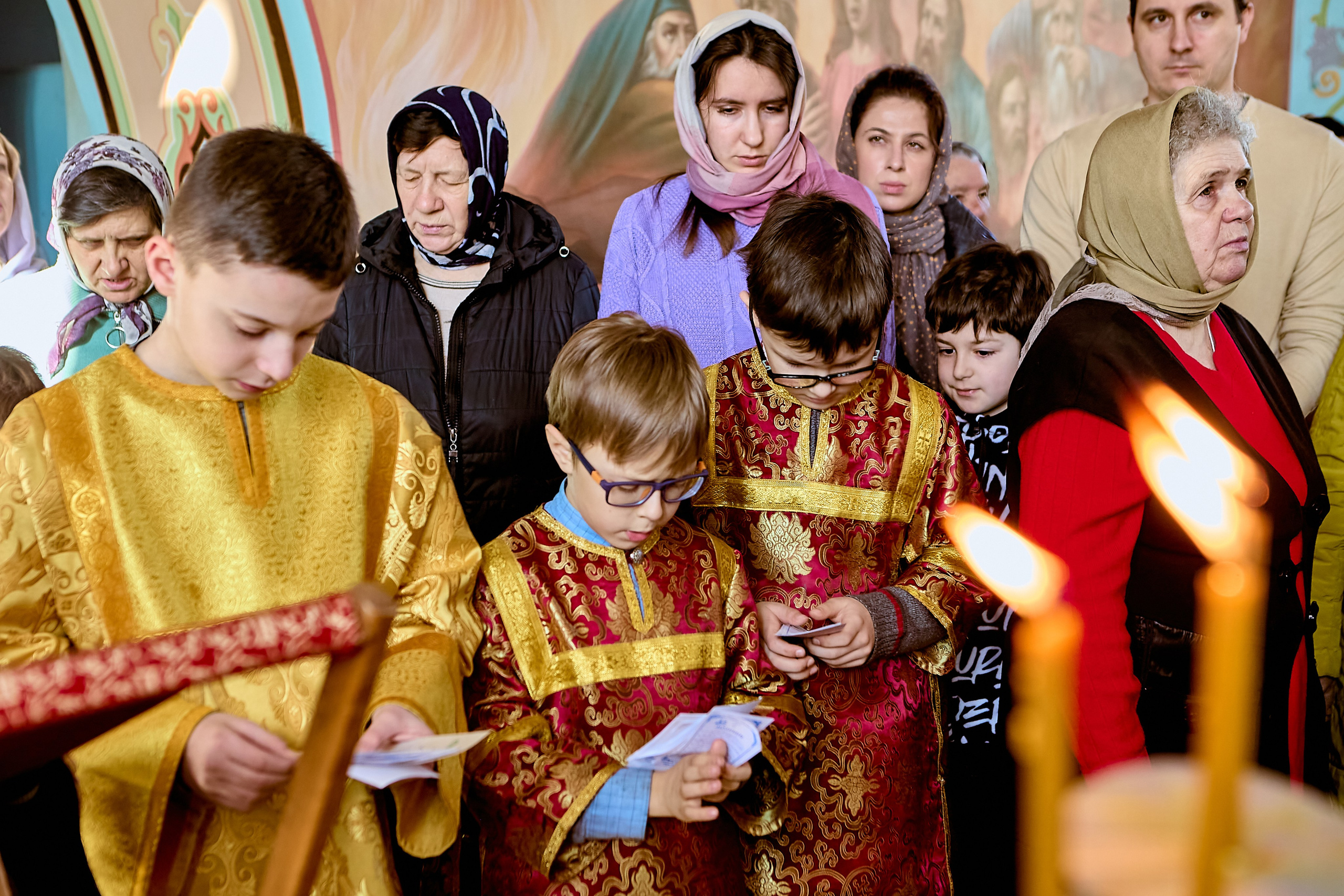 Фотографии в храме во второе Воскресение Великого поста