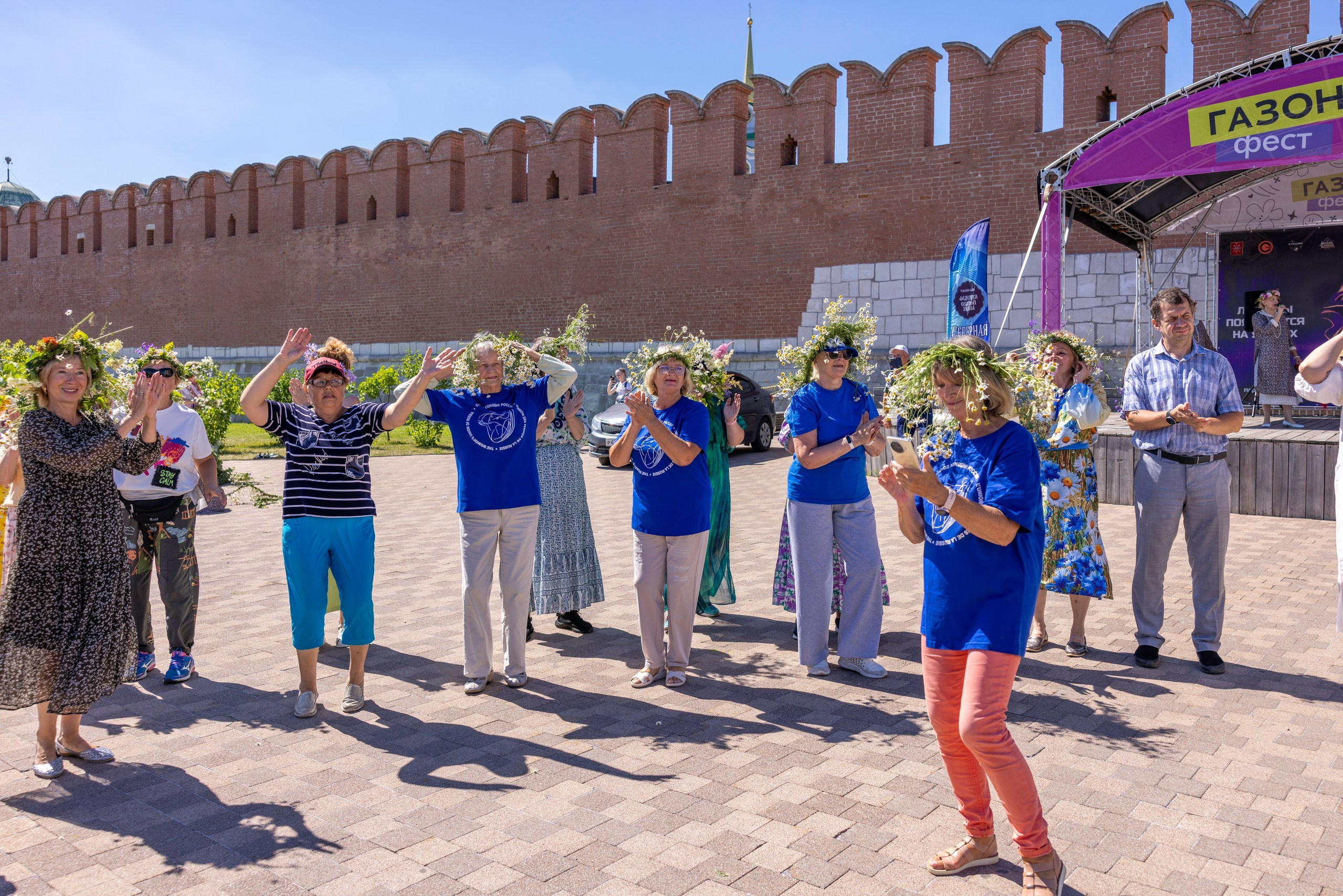 Фестиваль «Ромашковый хоровод». Северная ходьба. Фотограф в Туле Крупский АнДРей. Фотостудия «КАДР71» в Туле