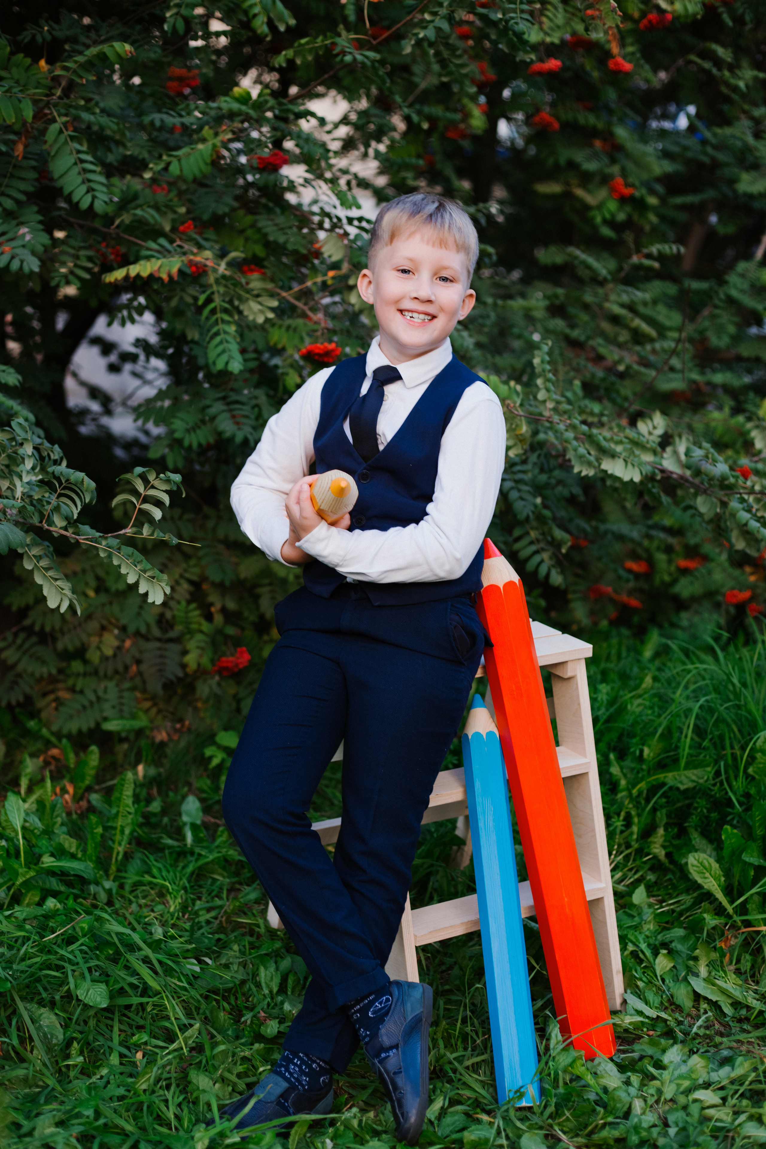 портрет школьника