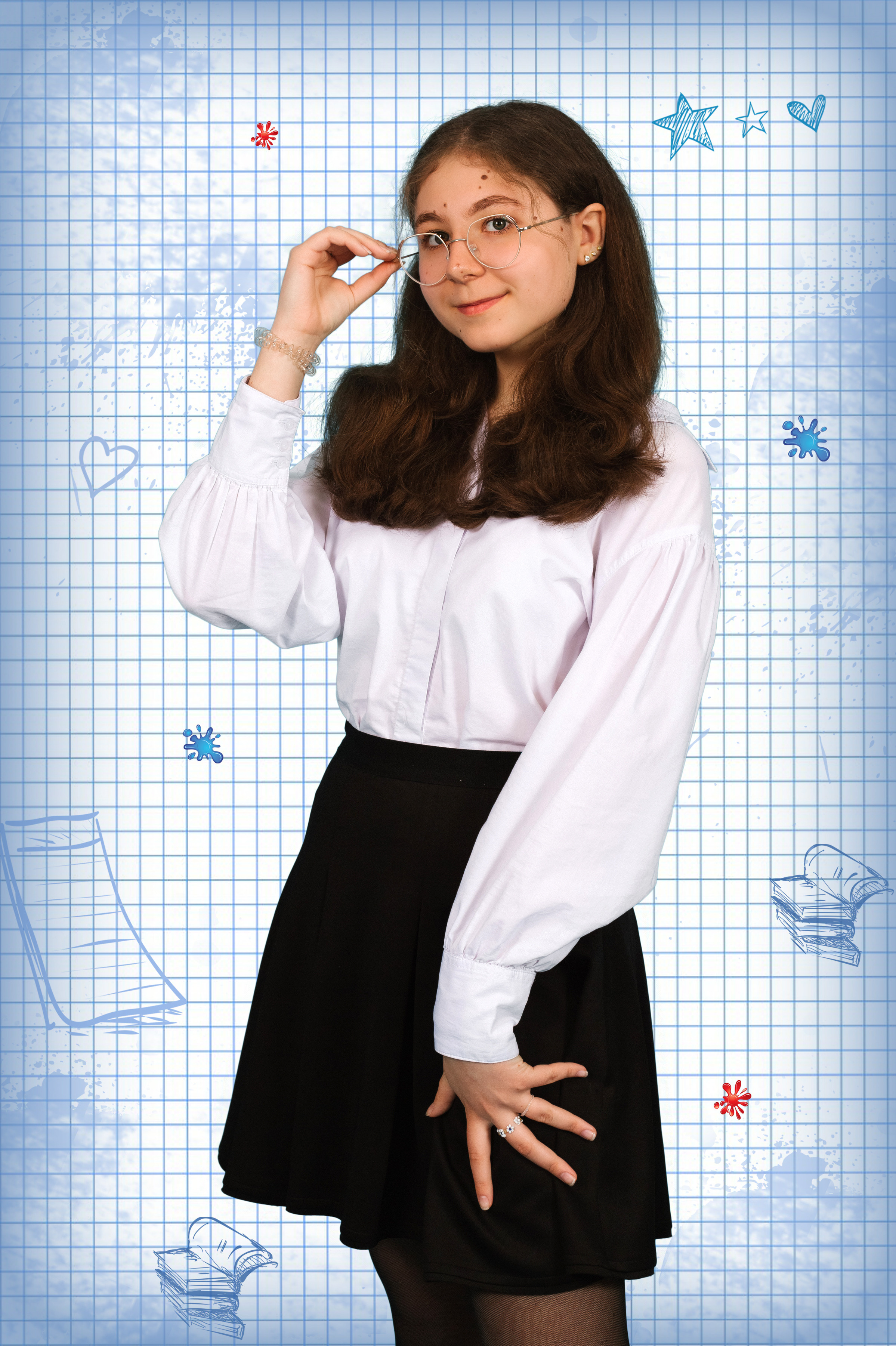 портрет для школьников