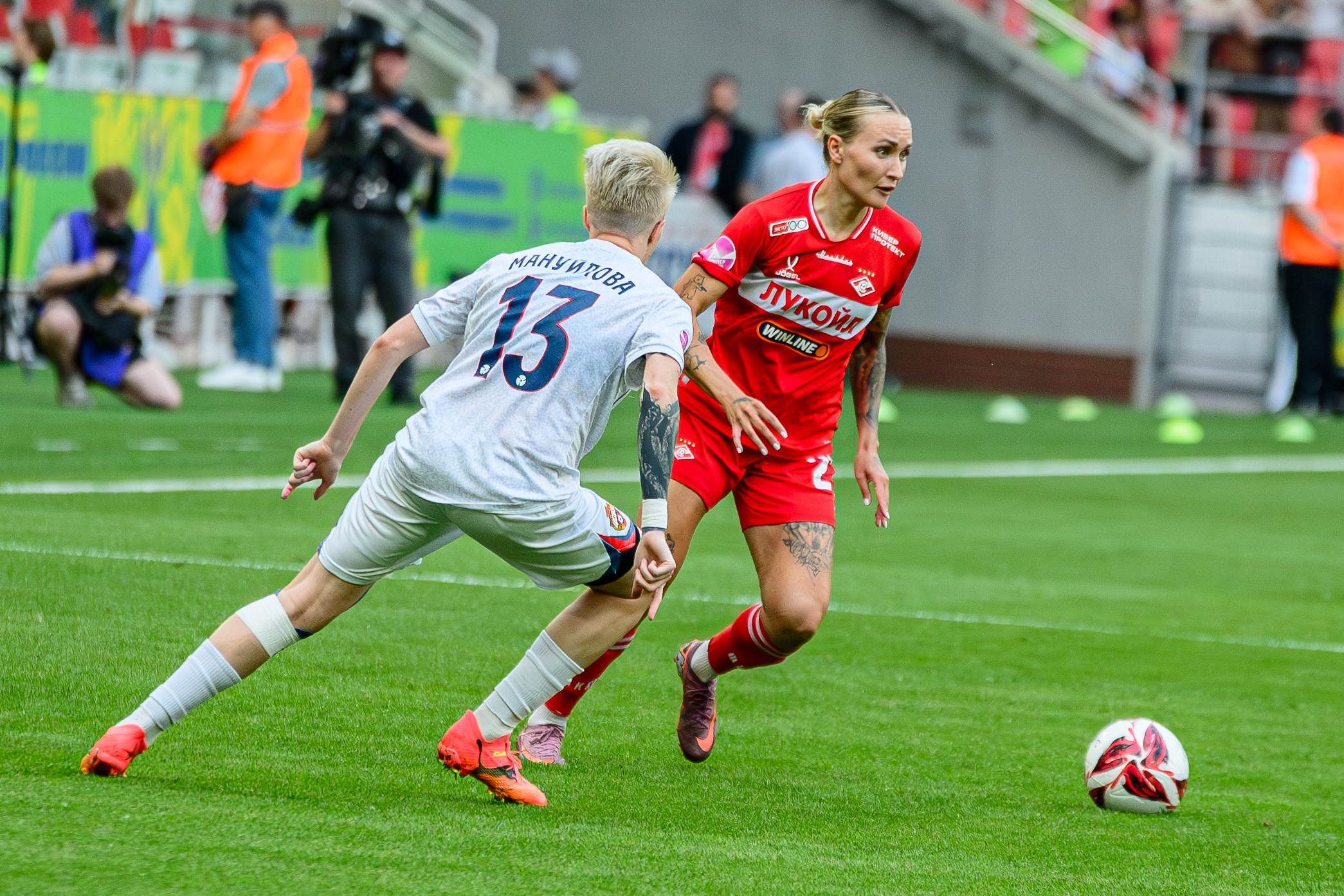 ⚽️🏆 Суперкубок России — 2026. ЖФК Спартак — ЖФК ЦСКА 13.06.2026. Фотограф Александр Махоткин