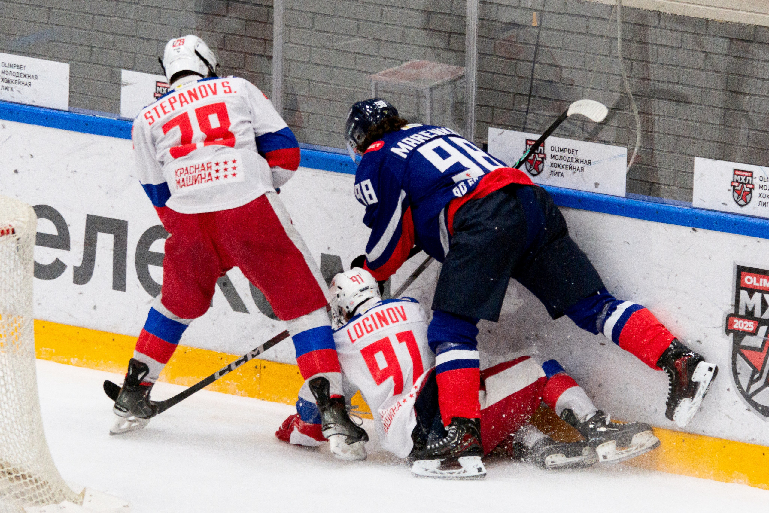 🏒 Крылья Советов — Красная Машина Юниор 28.11.2025. Фотограф Александр Махоткин